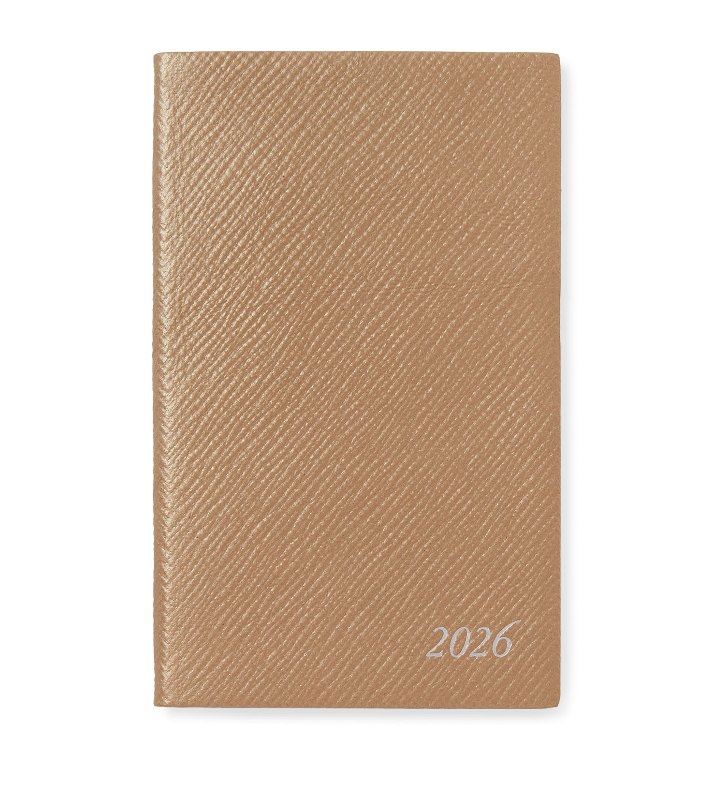 Smythson Panama Leather Weekly Diary 2026 In Brown