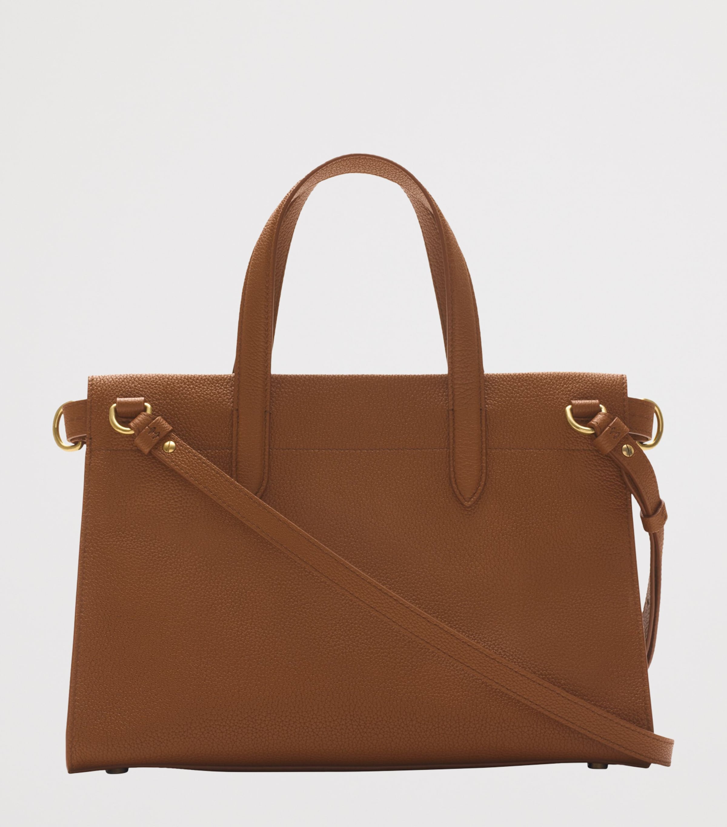 Small Calfskin Cotswolds Tote Bag HAZEL Image 5