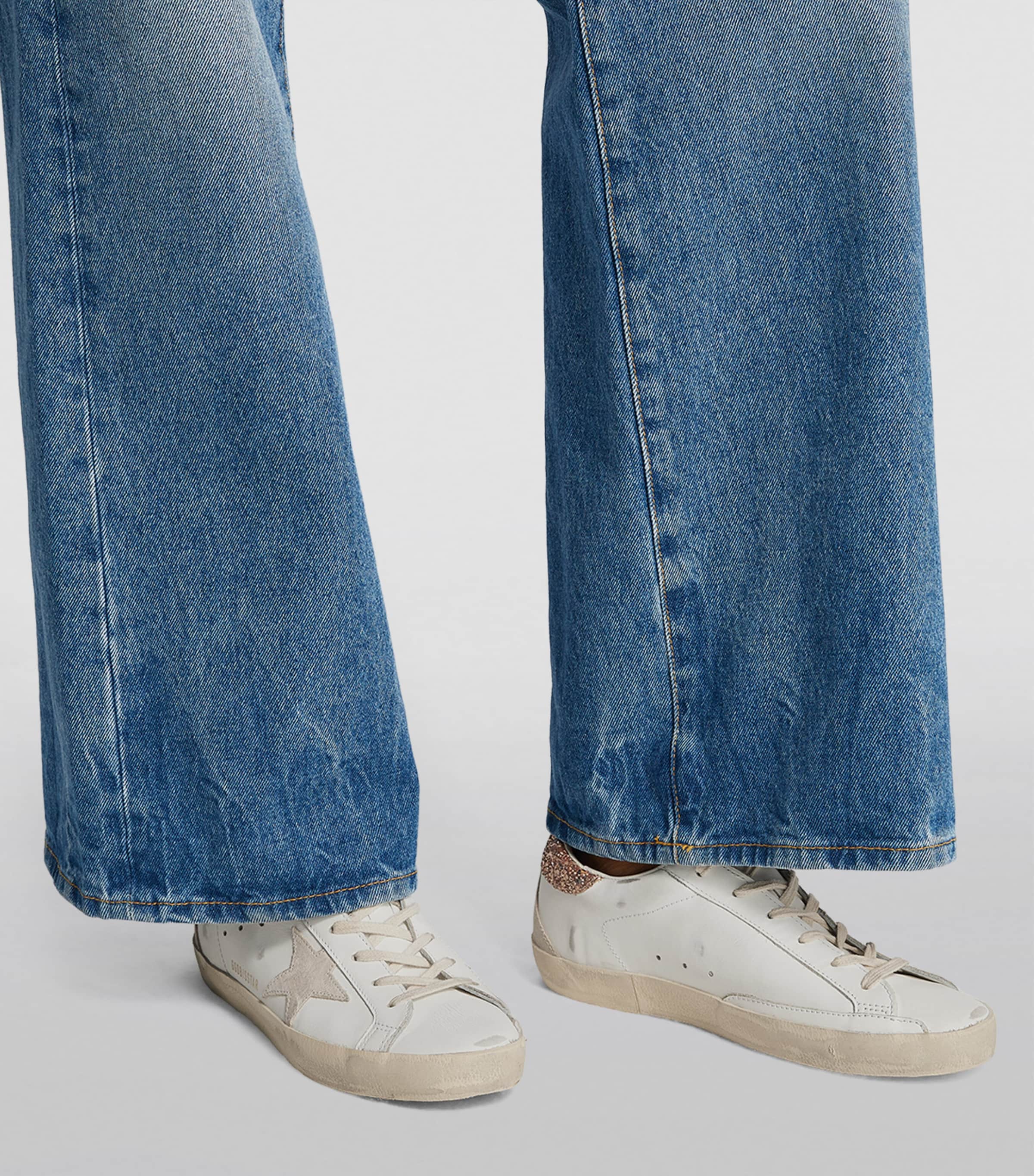 Golden Goose Leather Super-Star Sneakers White/oth Image 2