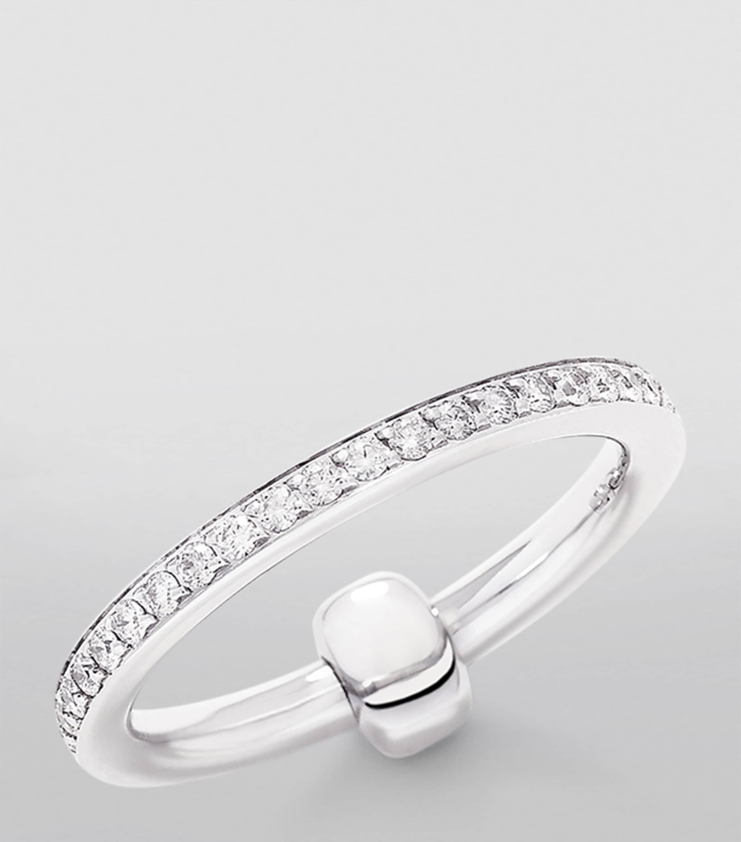 White Gold and Diamond Pomellato Together Ring DB000 Image 2