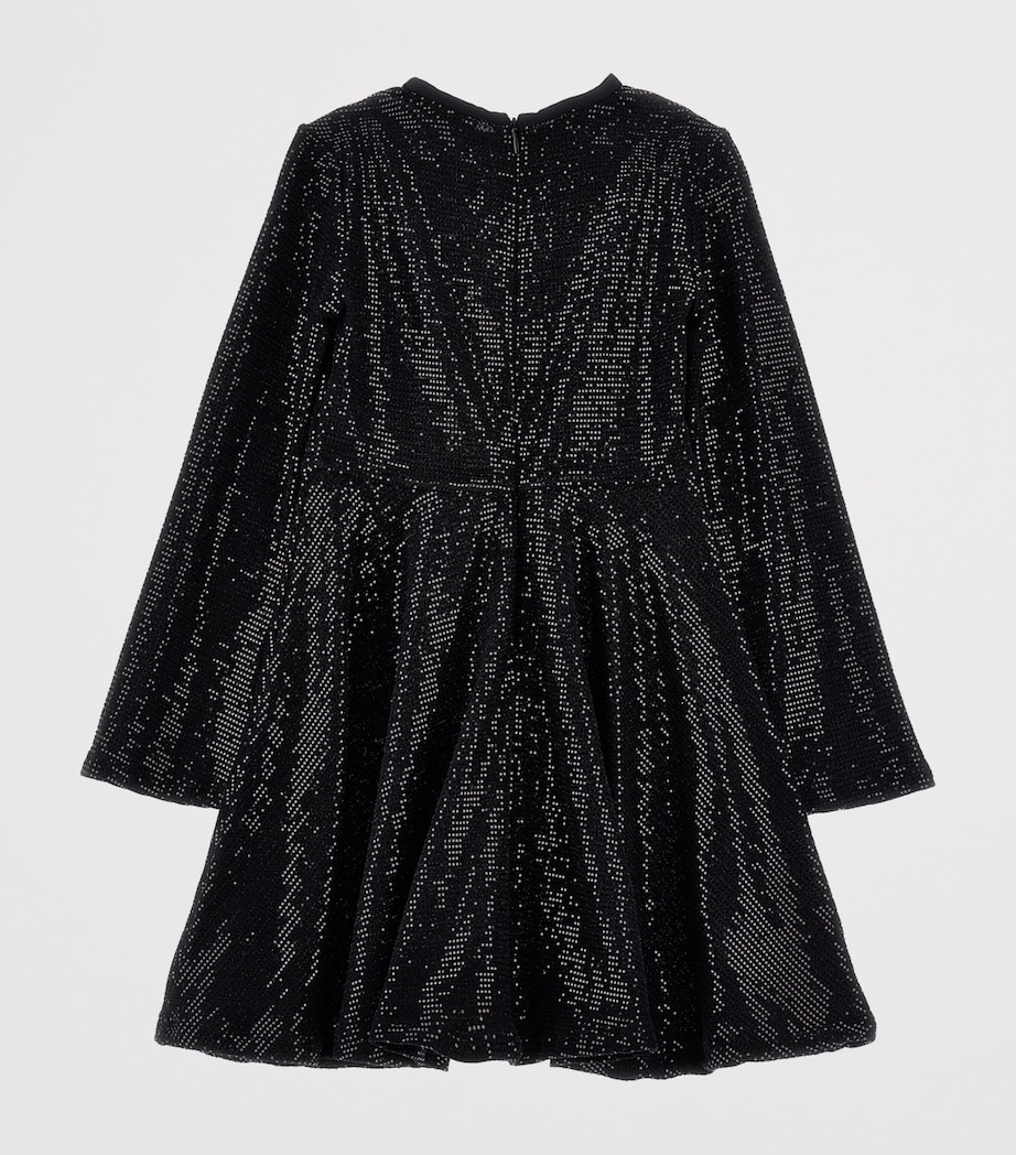 Sequinned Dress (2-12 Years) NERO Image 2