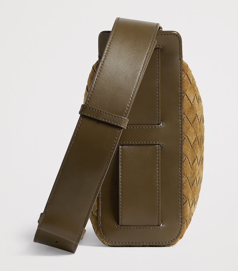 Suede Intrecciato Tribeca Cross-Body Bag 2877 Image 4