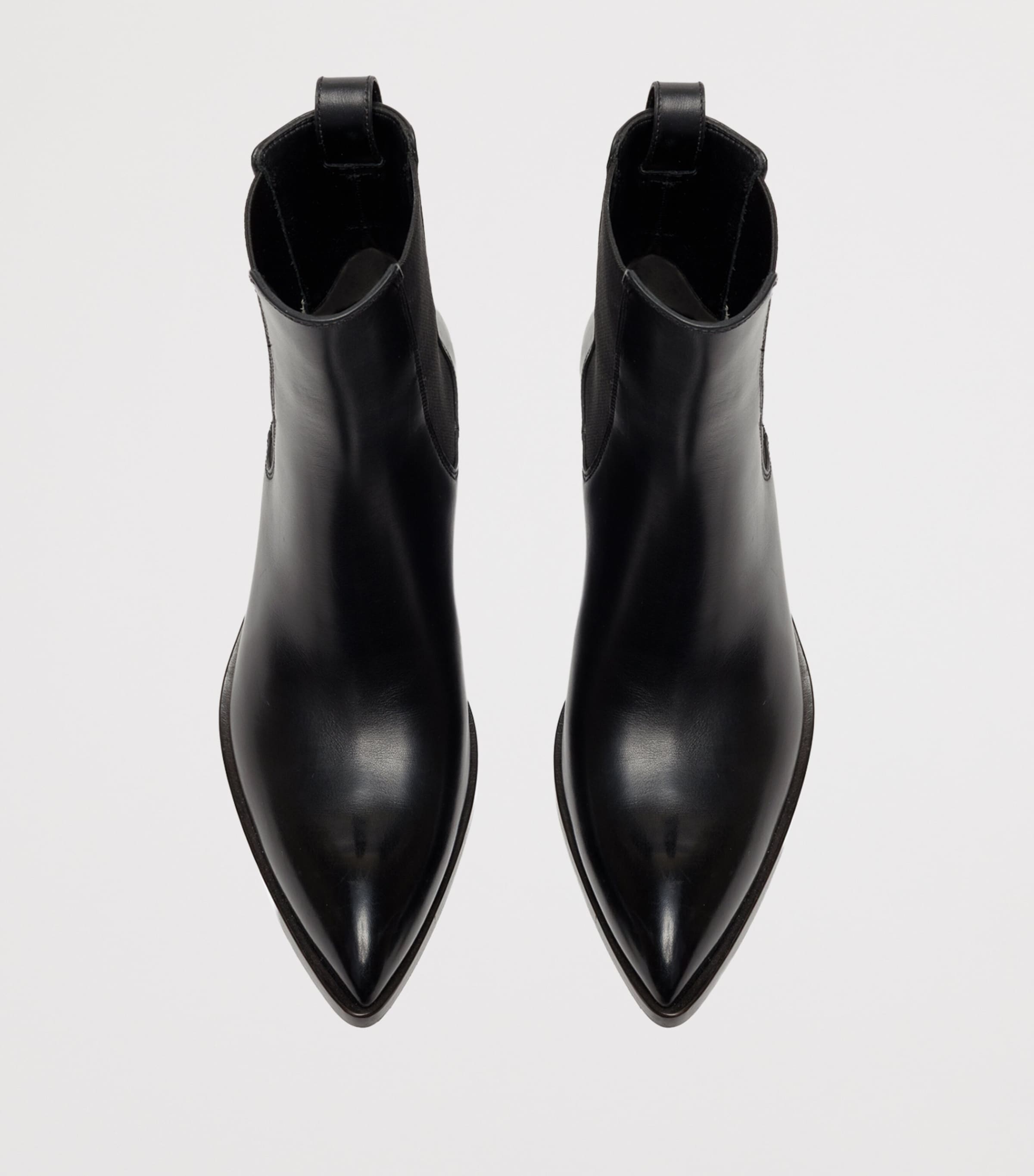 TOM FORD Leather Dagger Ankle Boots 80 Naa Image 4