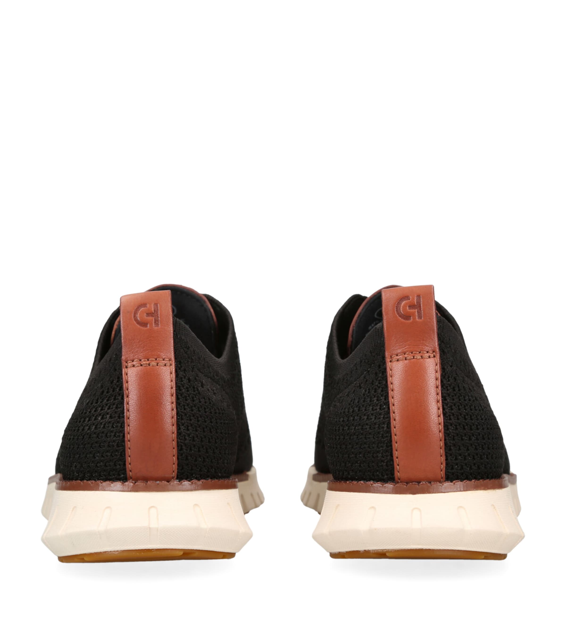 ZERØGRAND StitchLite Oxford Shoes BLK/WHITE Image 2