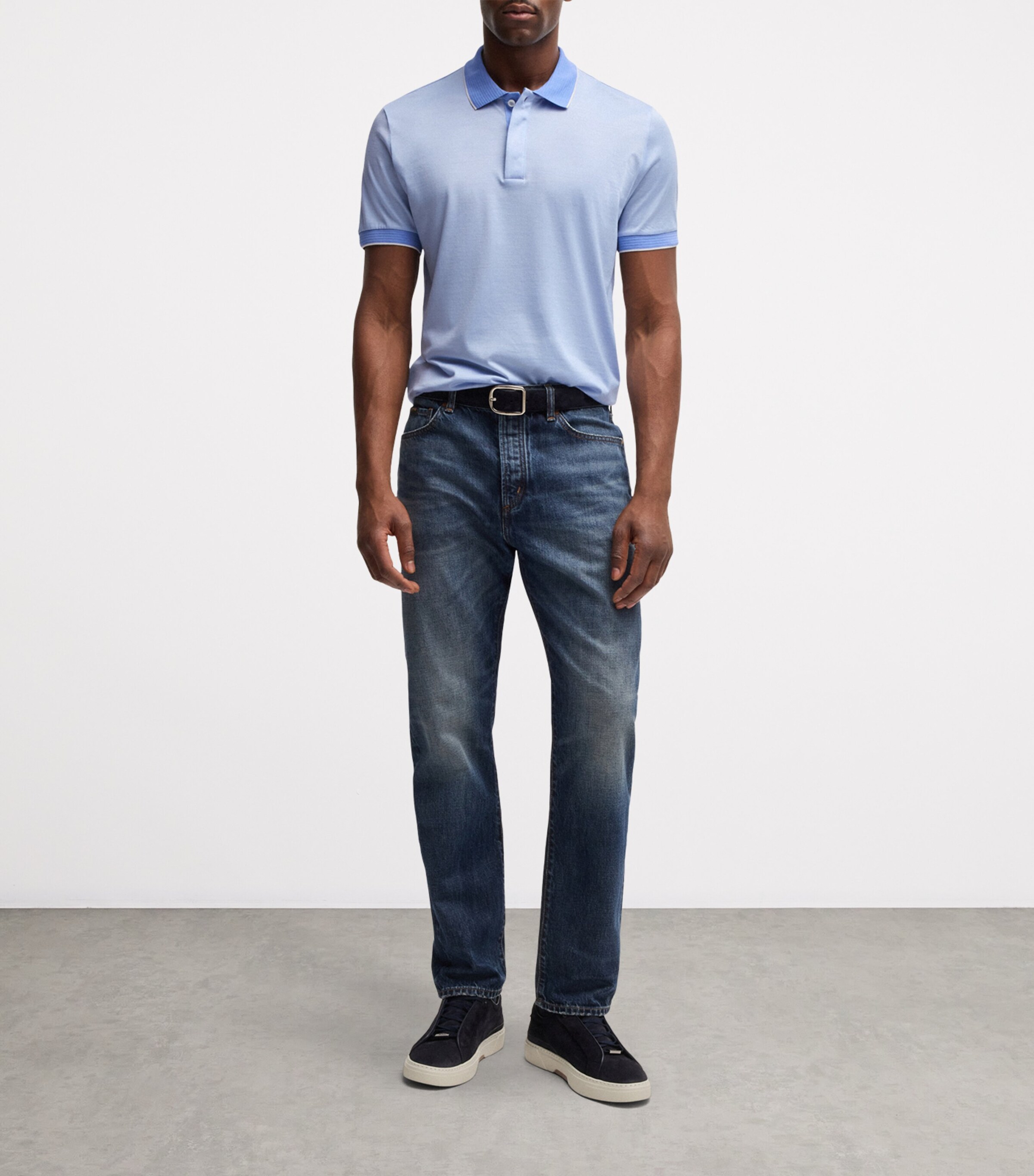 Cotton-Silk Polo Shirt 447 Image 5