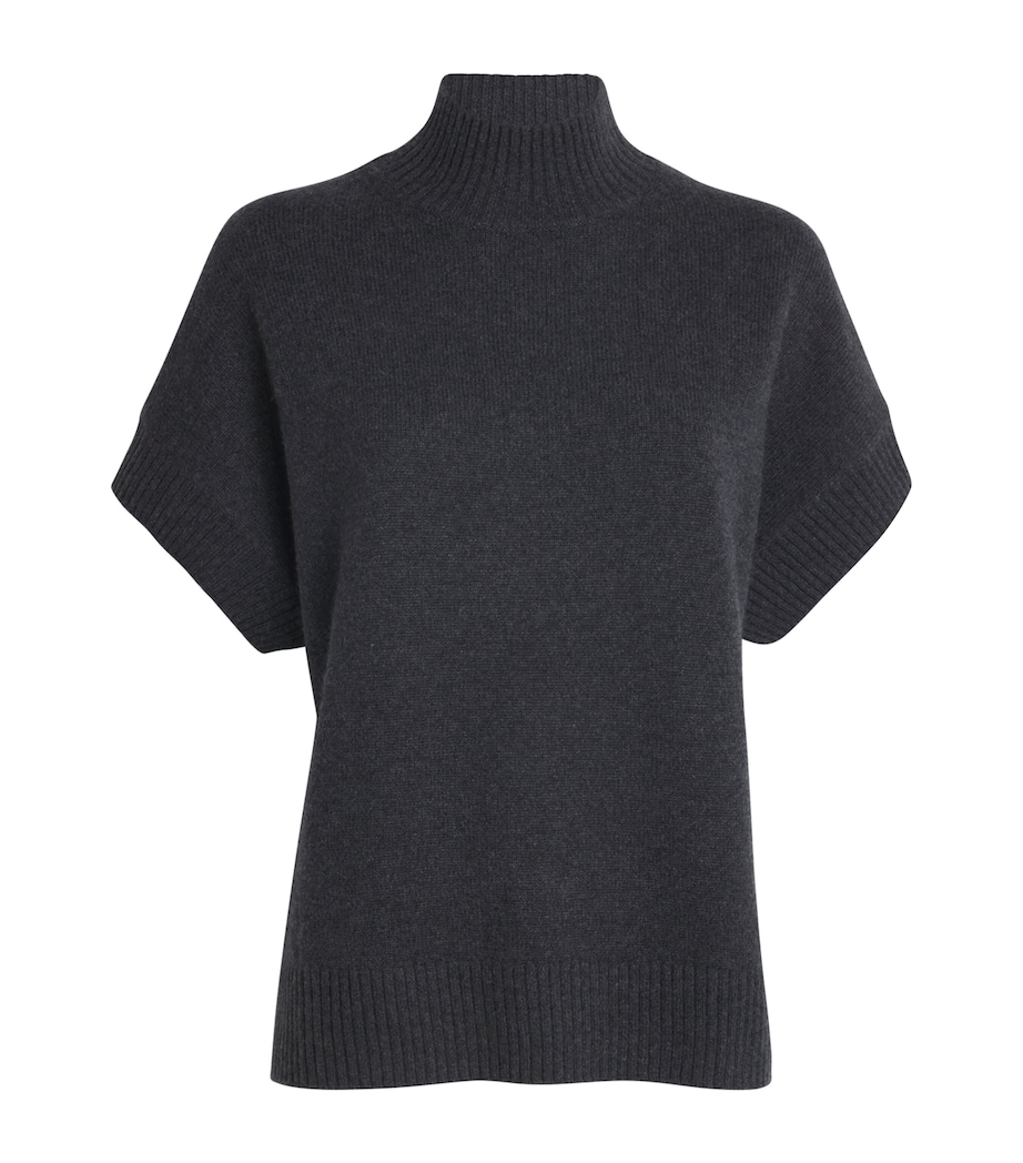 Luxe Cashmere T-Shirt DARK SMOKE Image 1