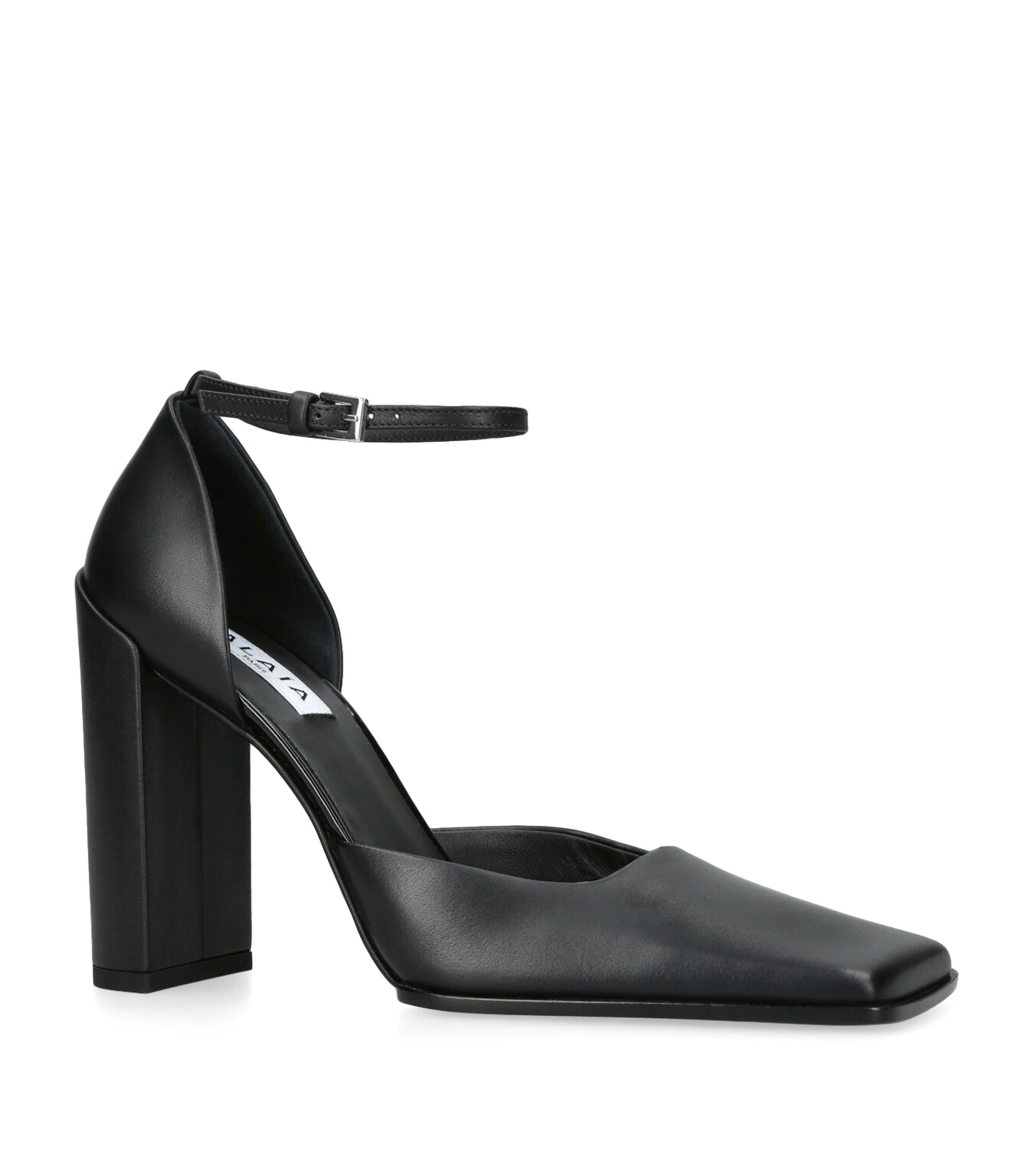Alaïa Leather D’Orsay Pumps 90 Black Image 3