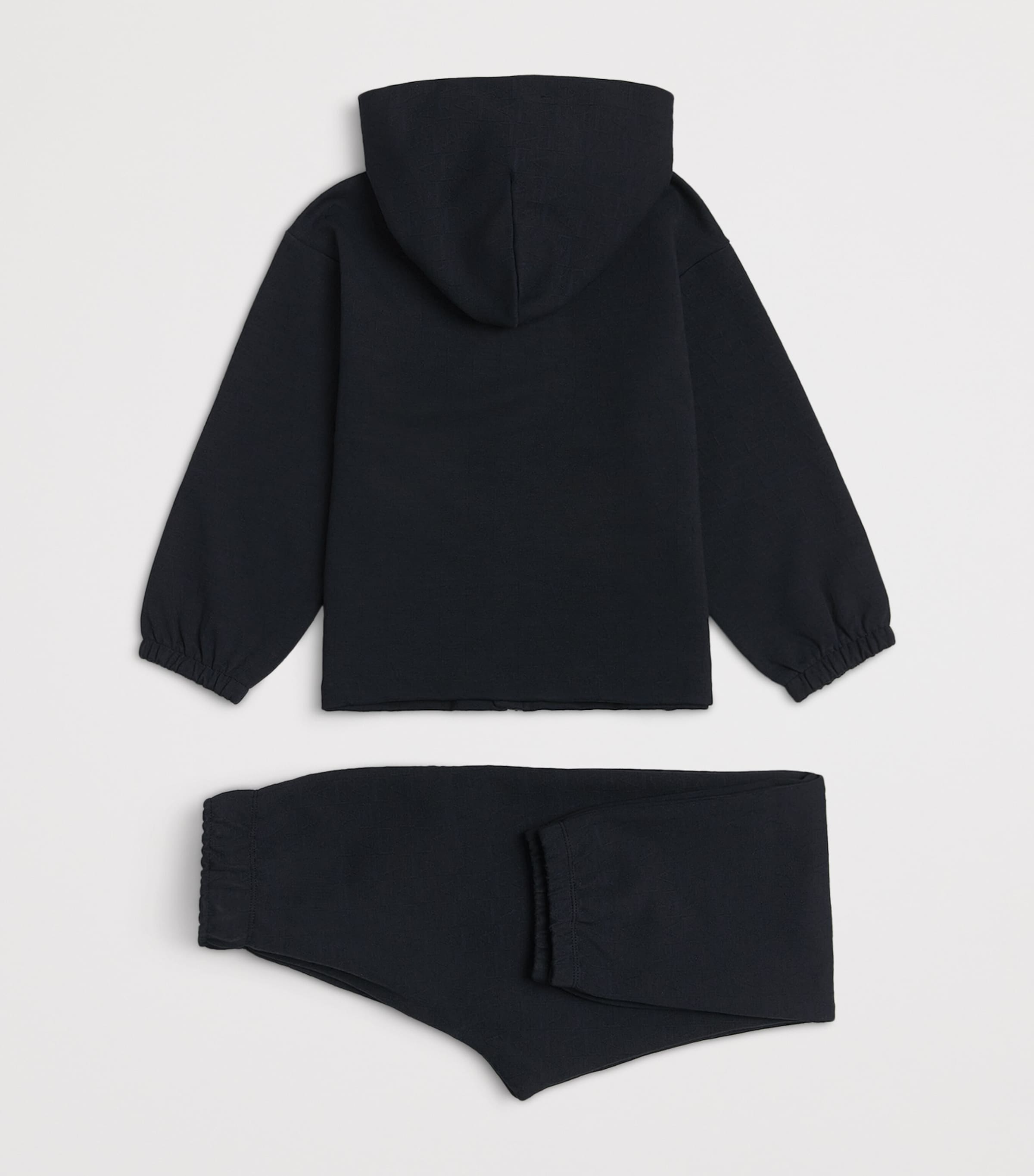 Emporio Armani Kids Logo Hoodie and Sweatpants Set (4-16 Years) Iconico Blu Nvy Image 2