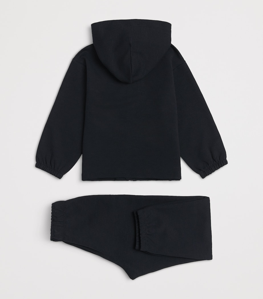 Emporio Armani Kids Logo Hoodie and Sweatpants Set (4-16 Years) Iconico Blu Nvy Image 2