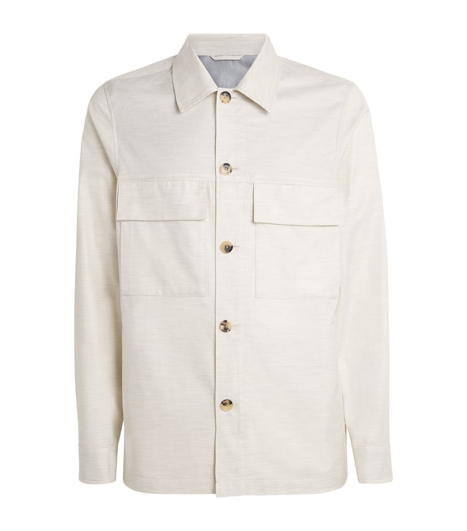 Cotton Shacket 02_OFF WHITE Image 1