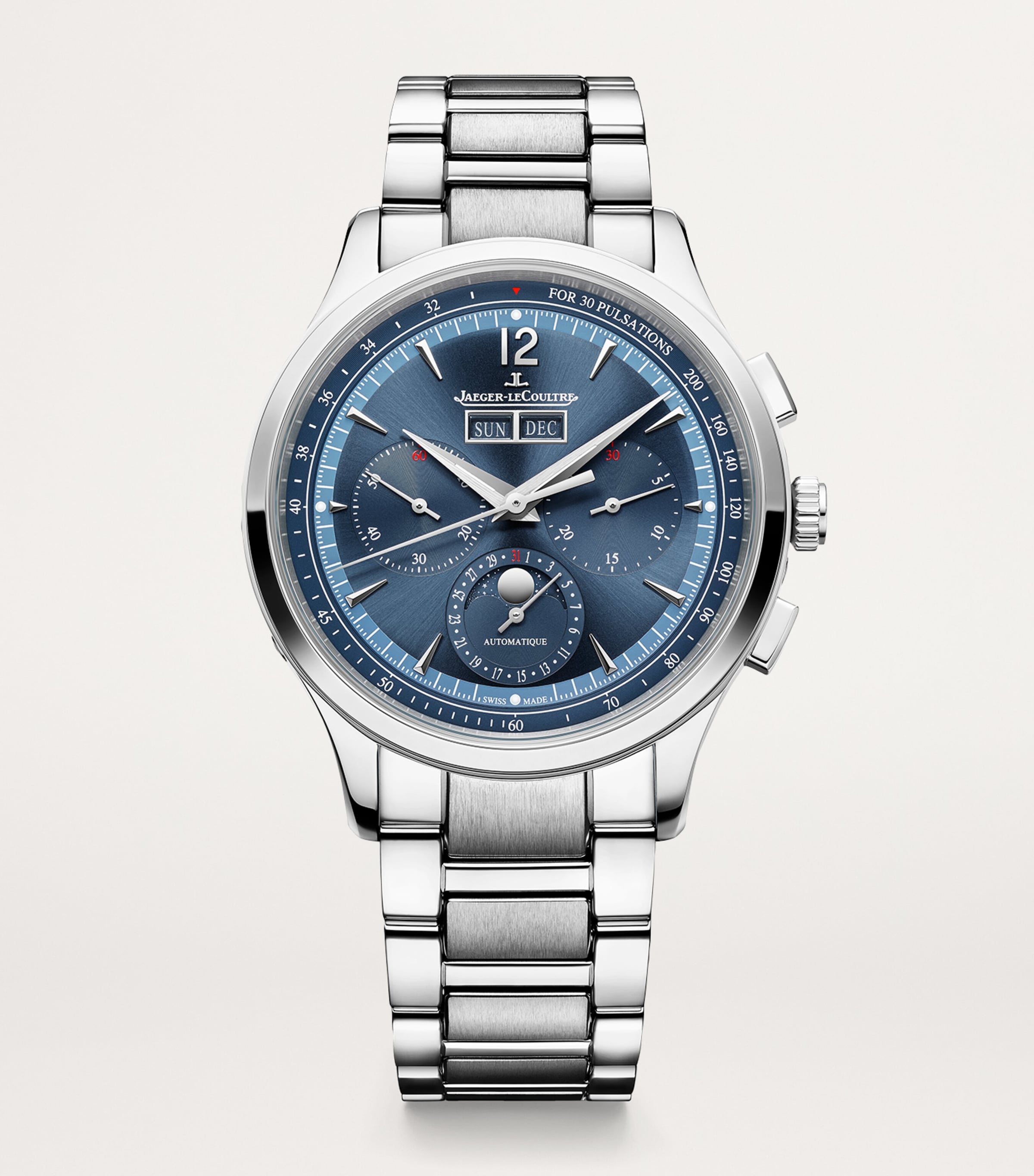 Stainless Steel Master Control Chronograph Calendar Watch 40mm STAINLESS STEEL Image 2