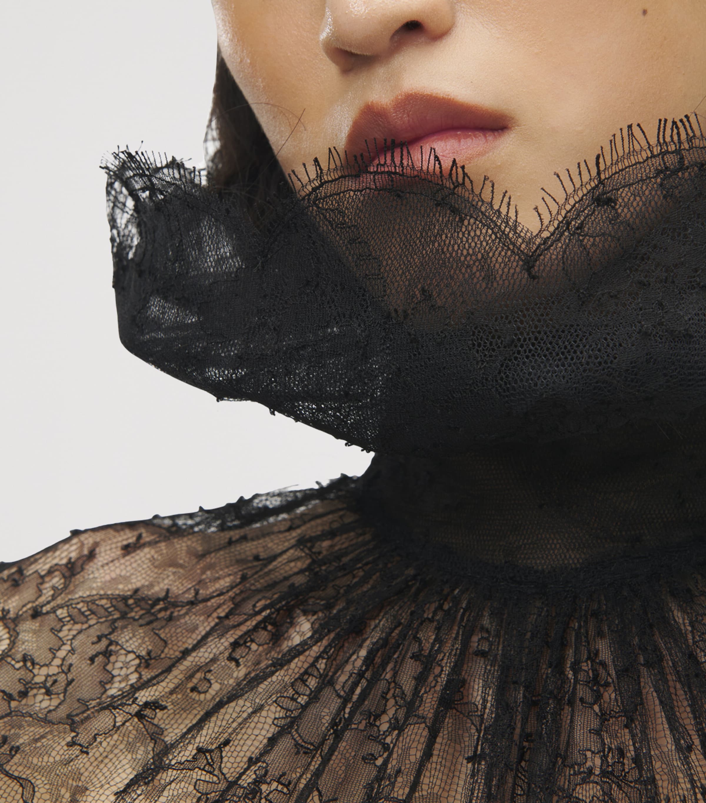 McQueen Womens Lace Long-Sleeve Top Image 6