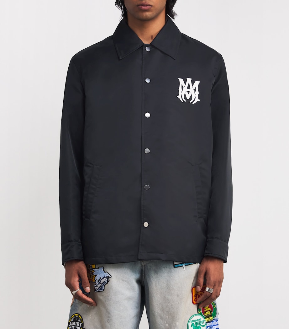 Logo Coach Jacket BLACK Image 3