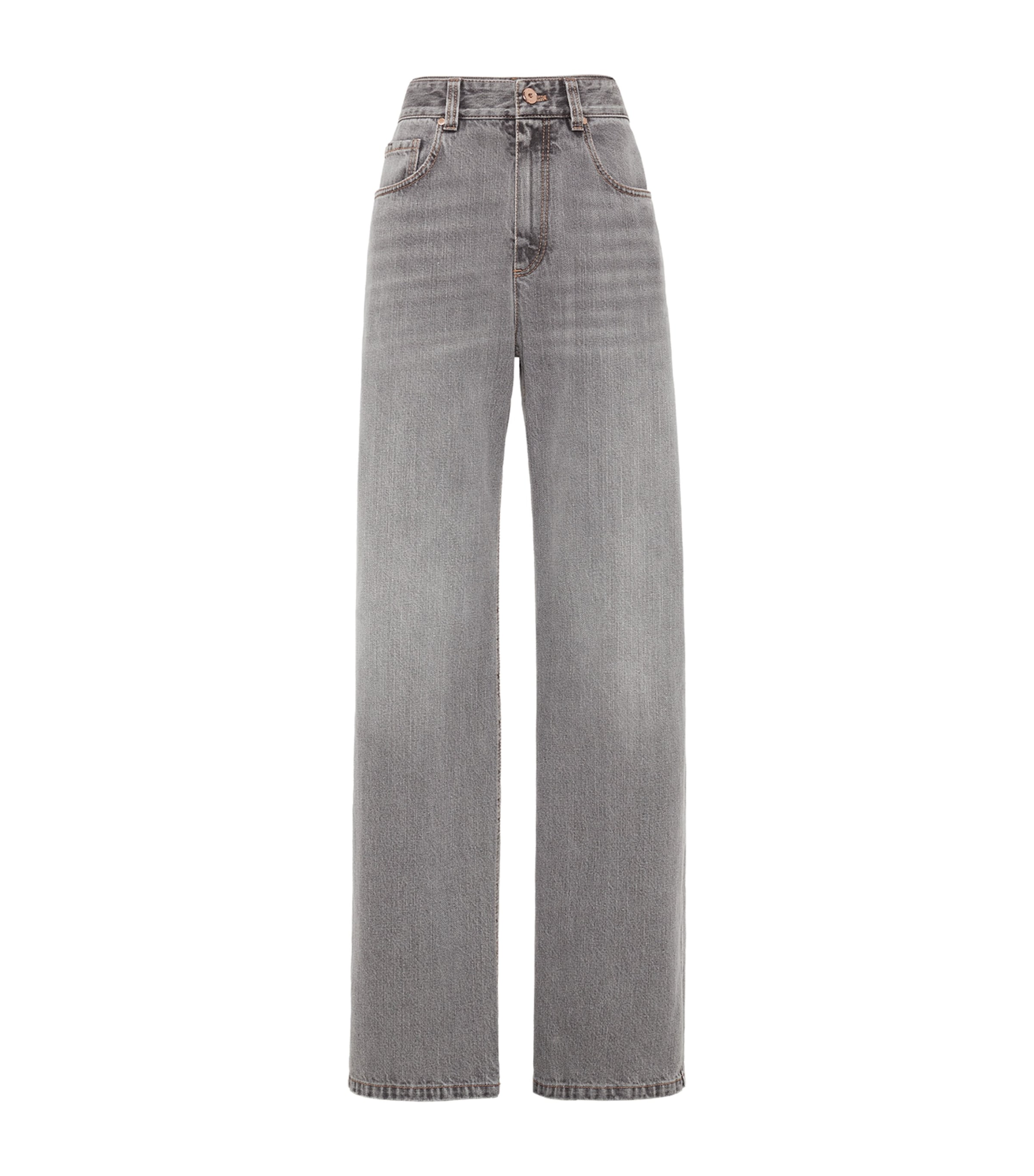 Brunello Cucinelli Contemporary Loose Trousers In Grey