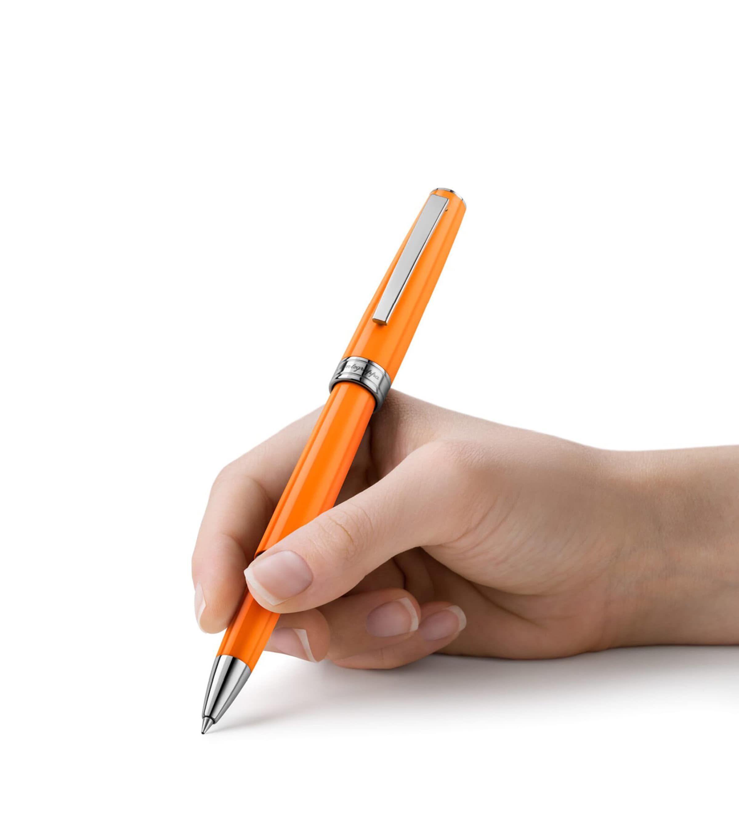 Montegrappa Steel Armonia Rollerball Pen Orange Image 3