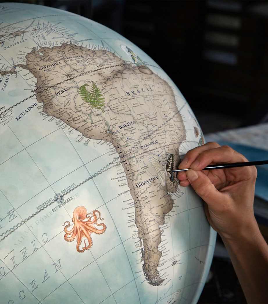 Terrestrial Floor-Standing Globe (50cm) REGENCY BLUE Image 8