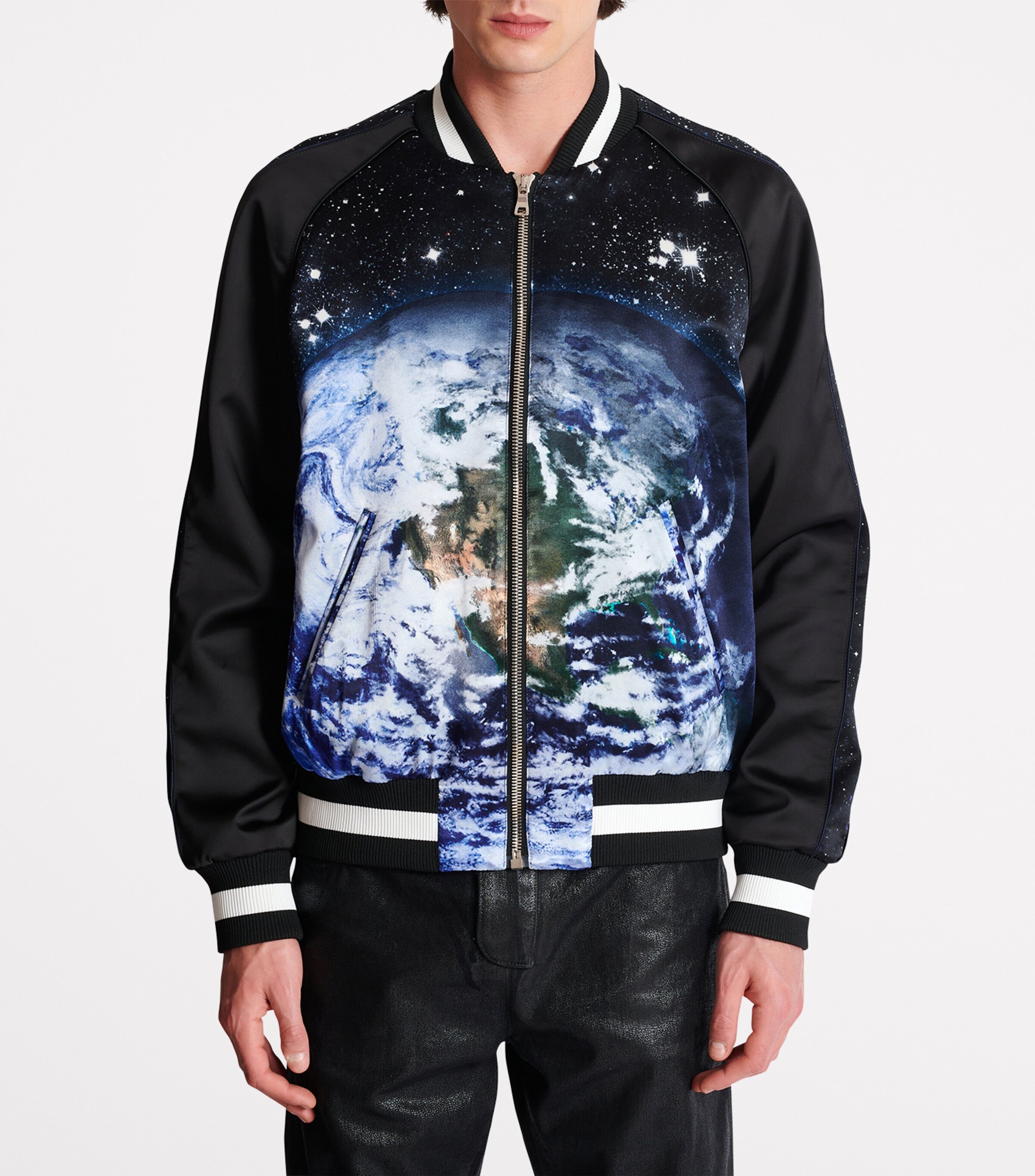 Printed Bomber Jacket EAH NOIR/MULTICO Image 5