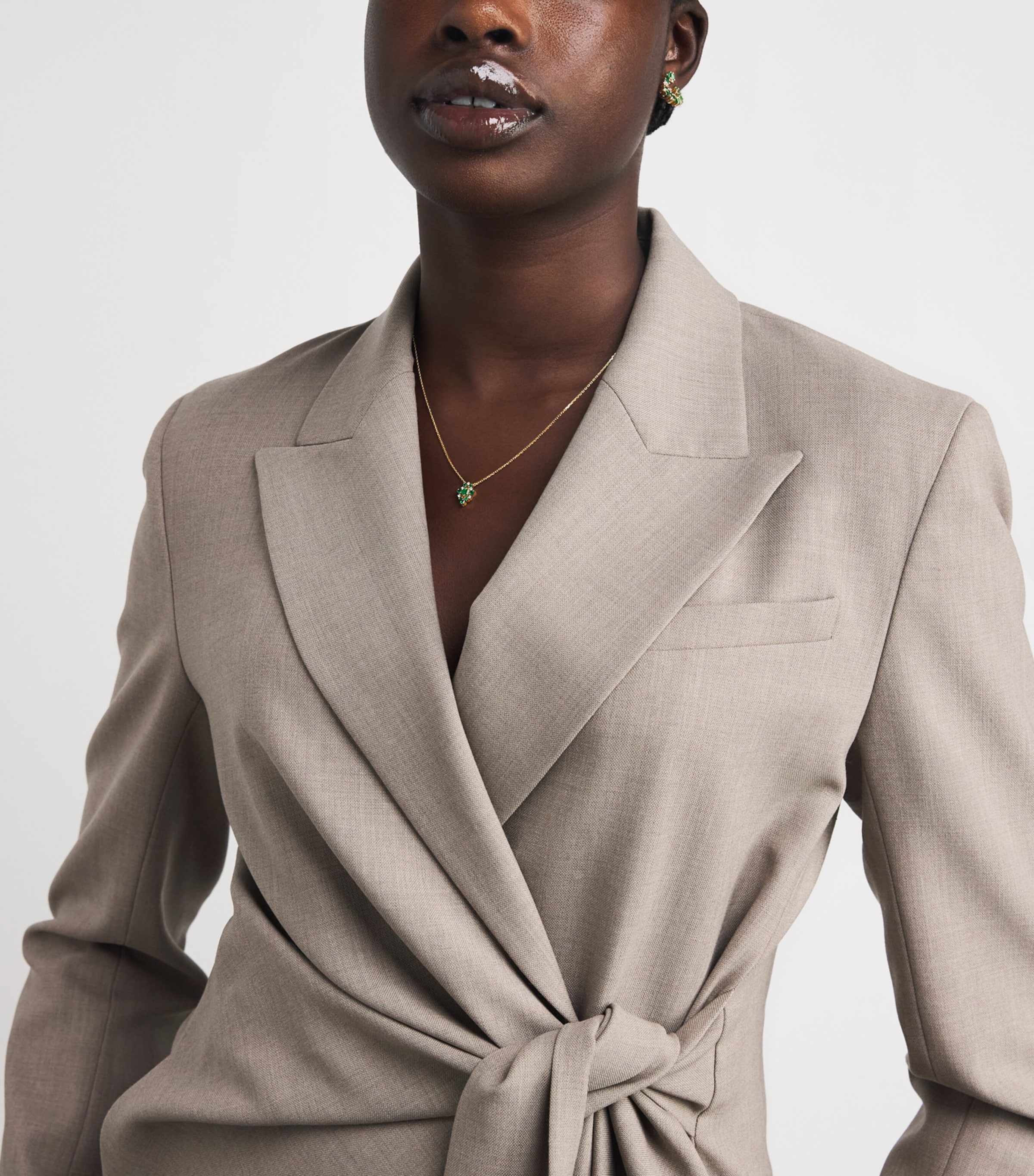 Yellow Gold, Diamond and Emerald La Fantaisie Necklace 18K YG/EMER Image 4