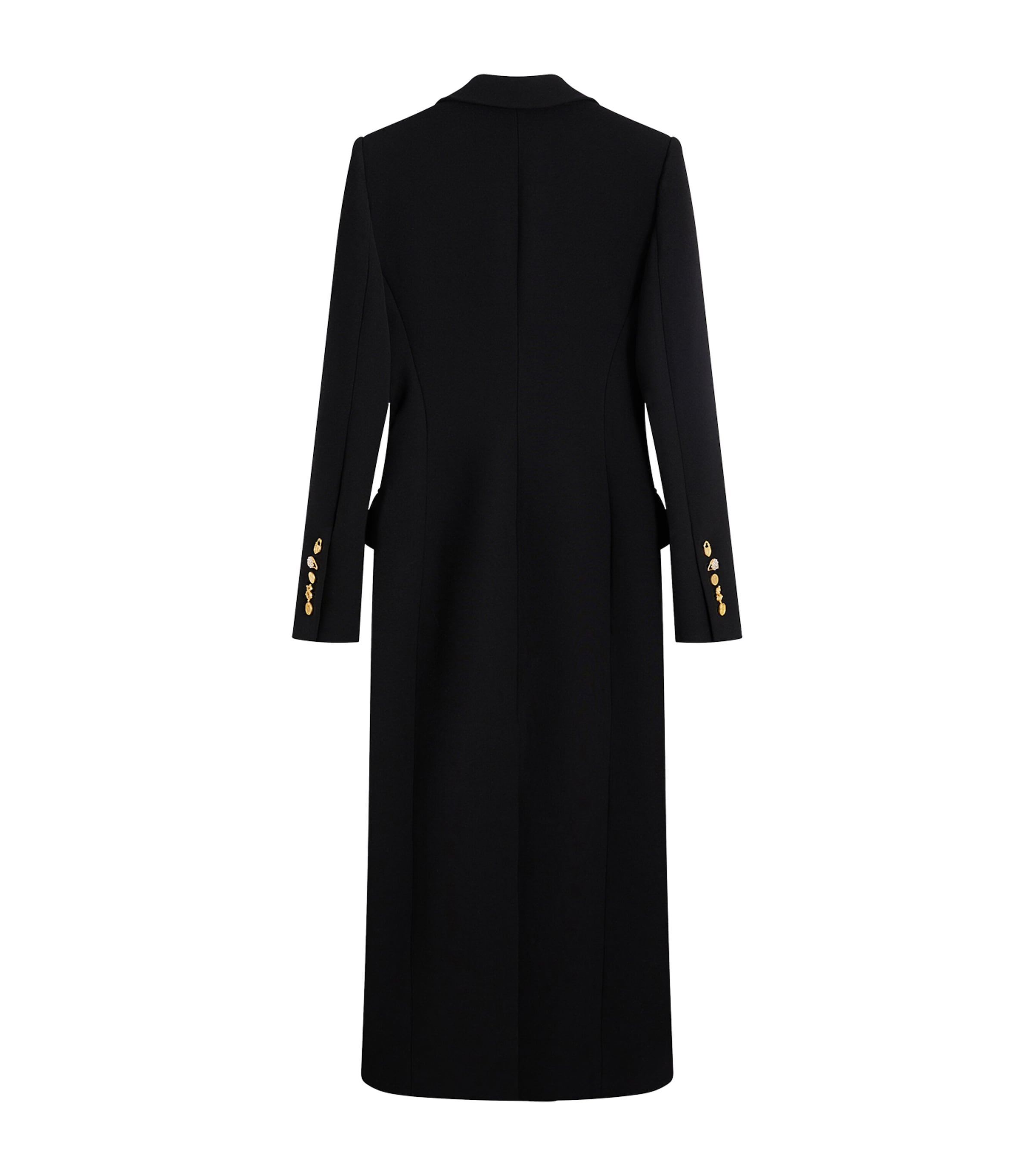Schiaparelli Womens Measuring Tape Coat Black Image 4