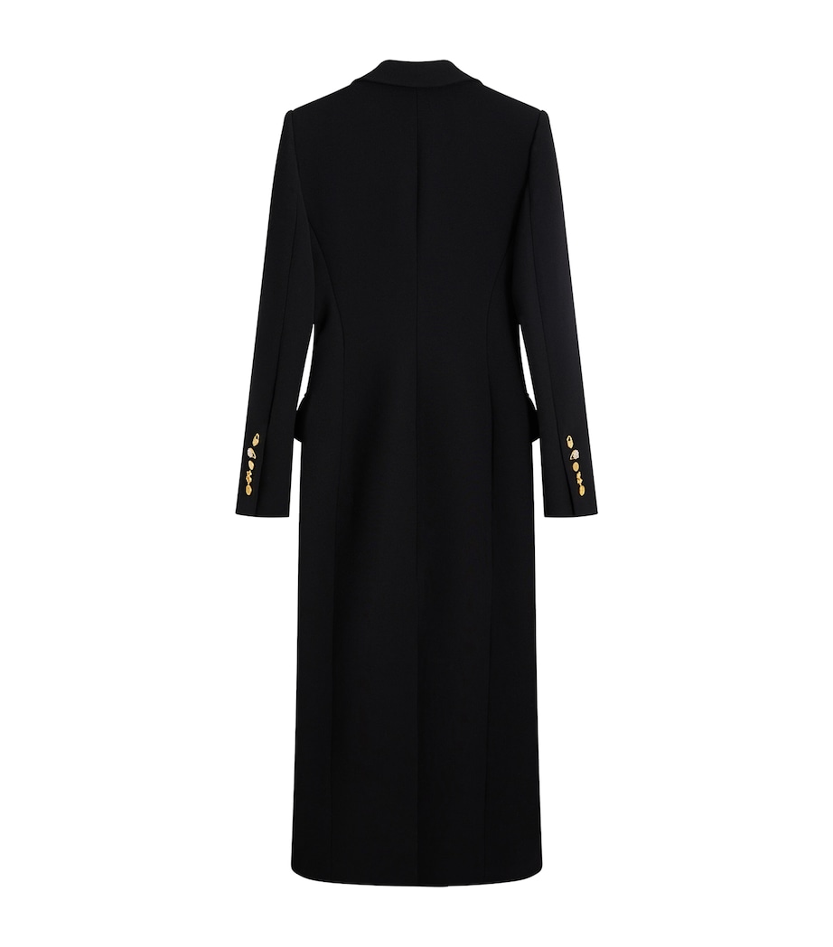 Schiaparelli Womens Measuring Tape Coat Black Image 4