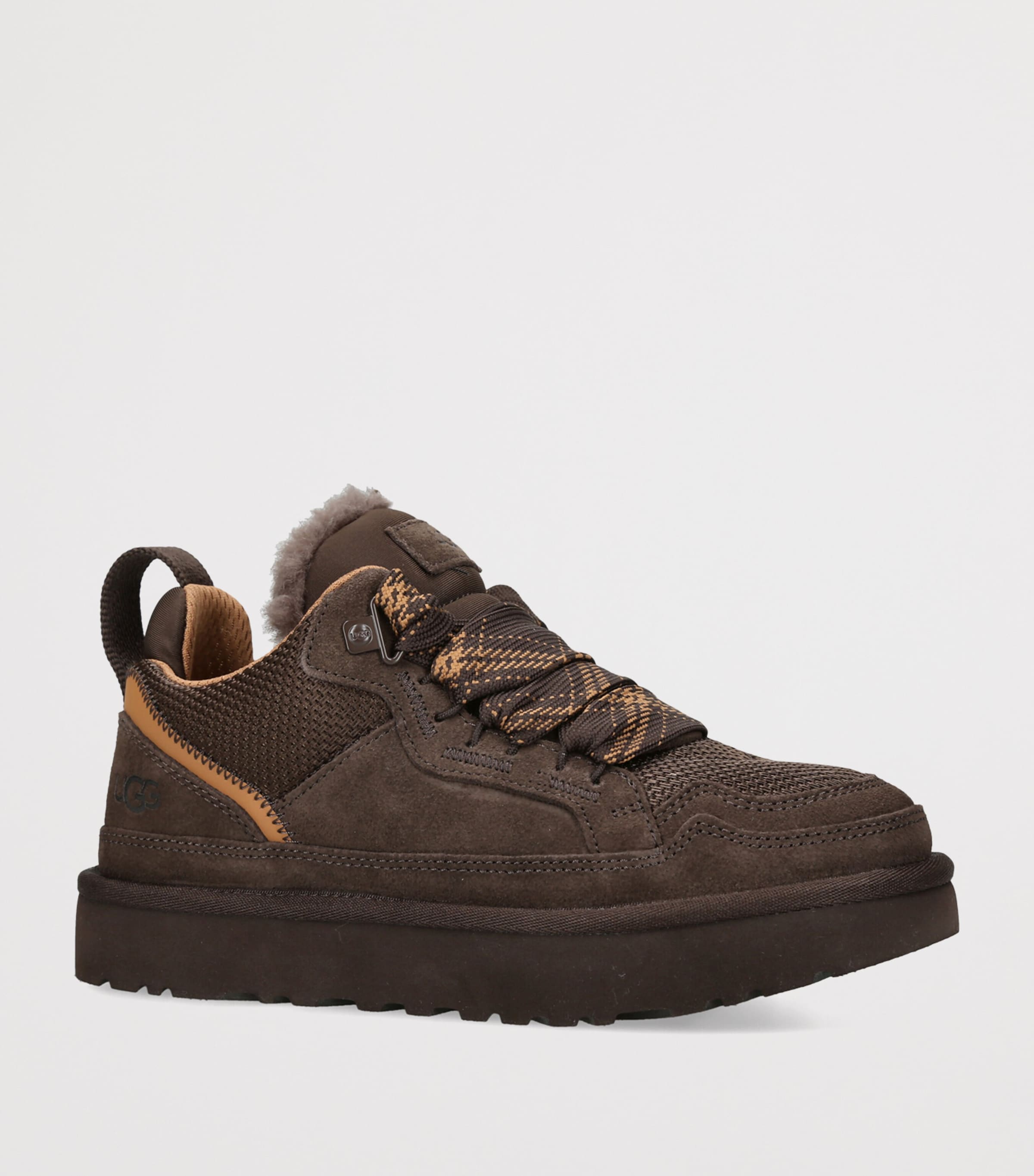 UGG Suede Lowmel Sneakers Dark Brown Image 2