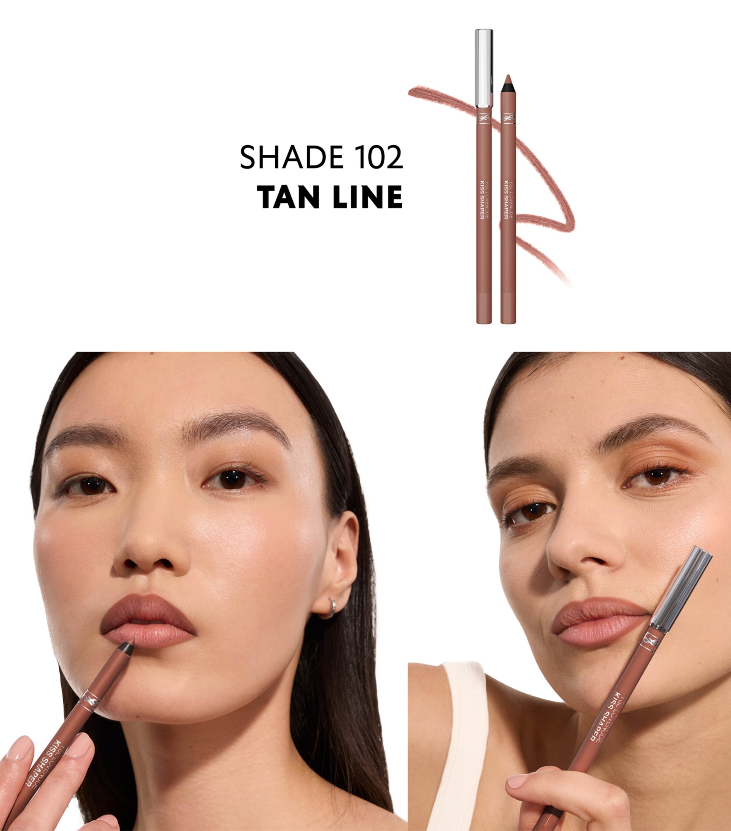 YSL Lovenude Kiss Shaper Lip Liner Shade Image 3