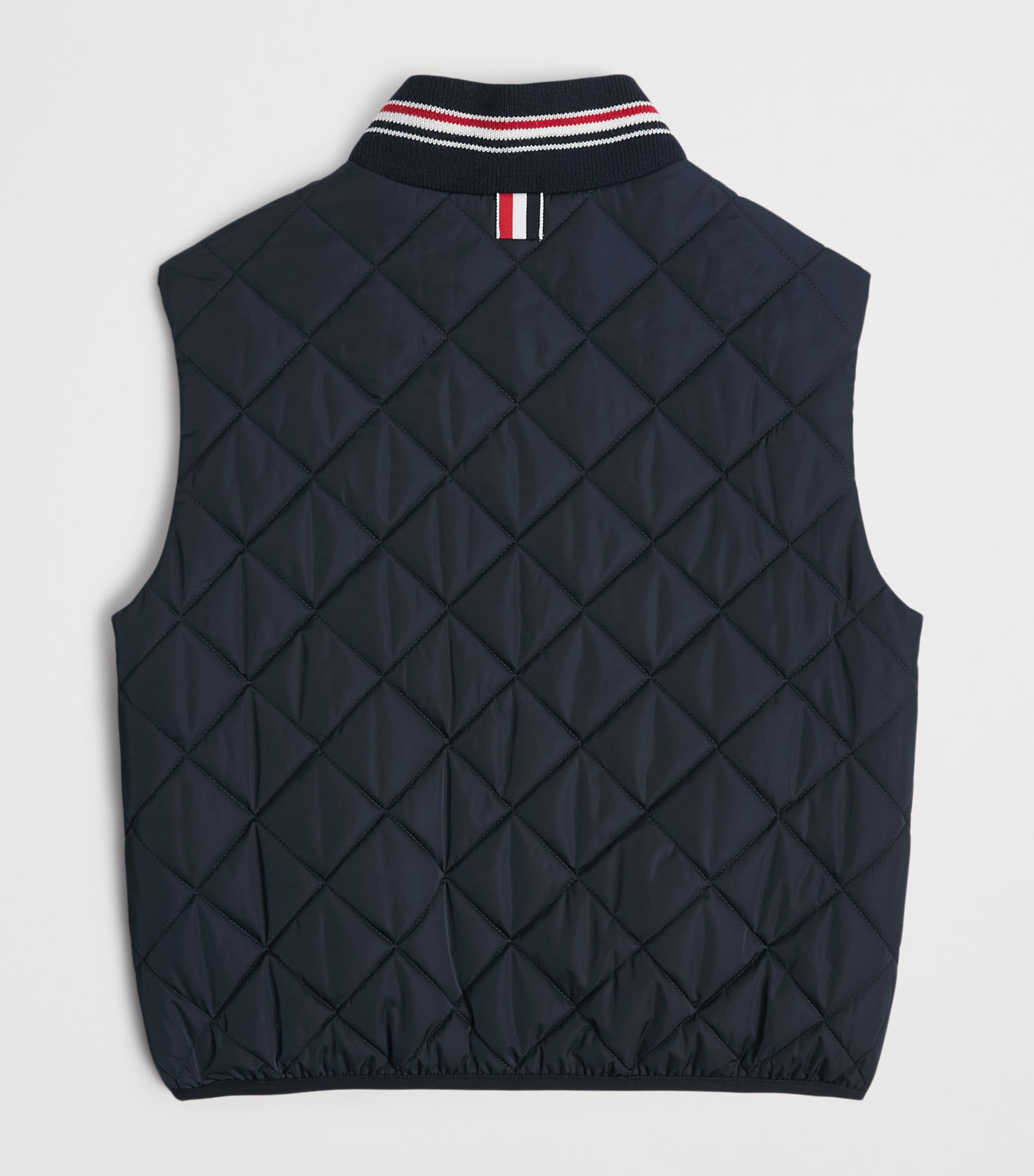 Thom Browne Kids Quilted Gilet (2-12 Years) Navy Image 2