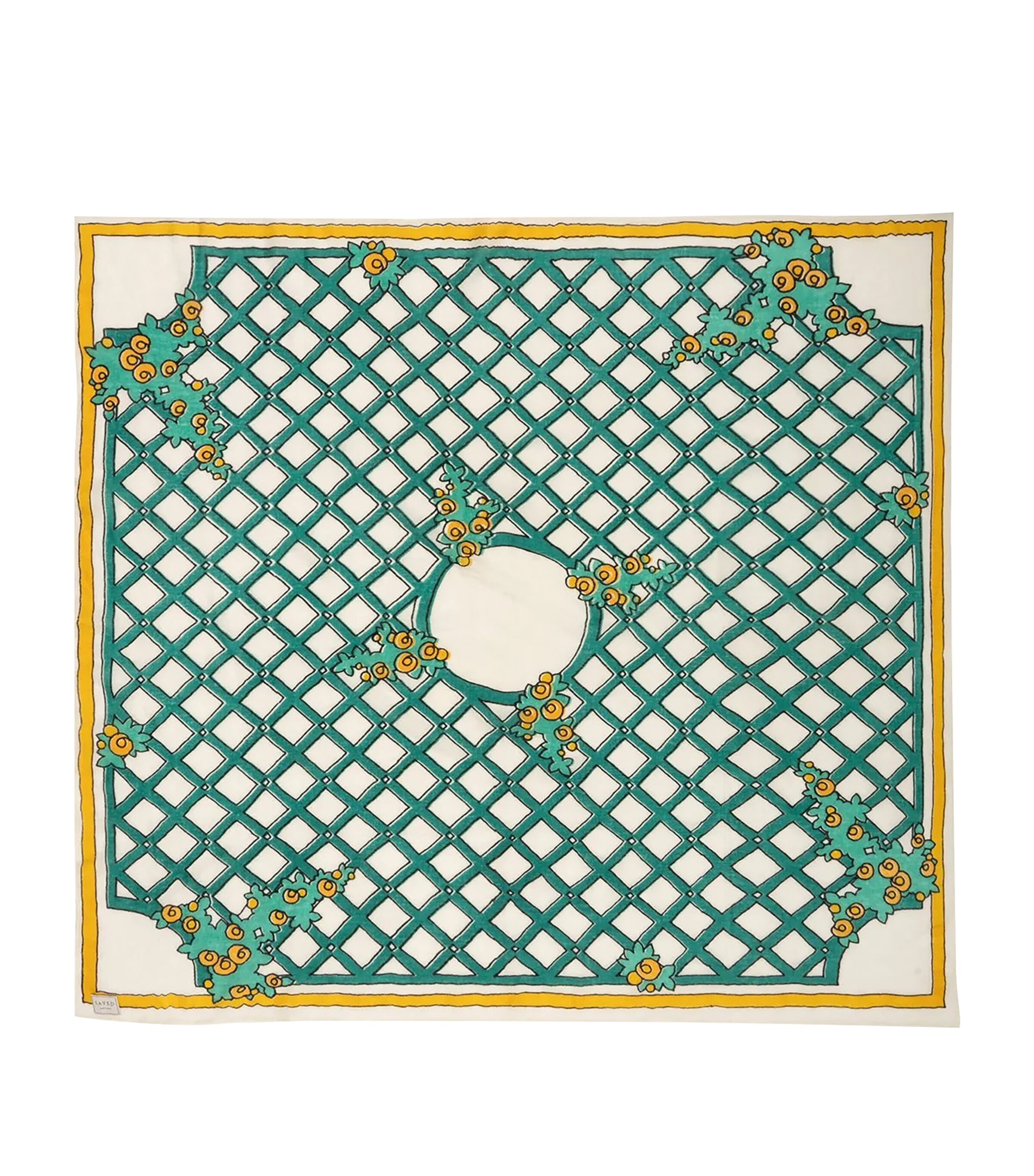 SAVED NY x Damien Nicolas Roux Cashmere Treillage Scarf | Women Clothing | Knitwear | Women Accessories | Scarves | Women New In | Womens Clothing