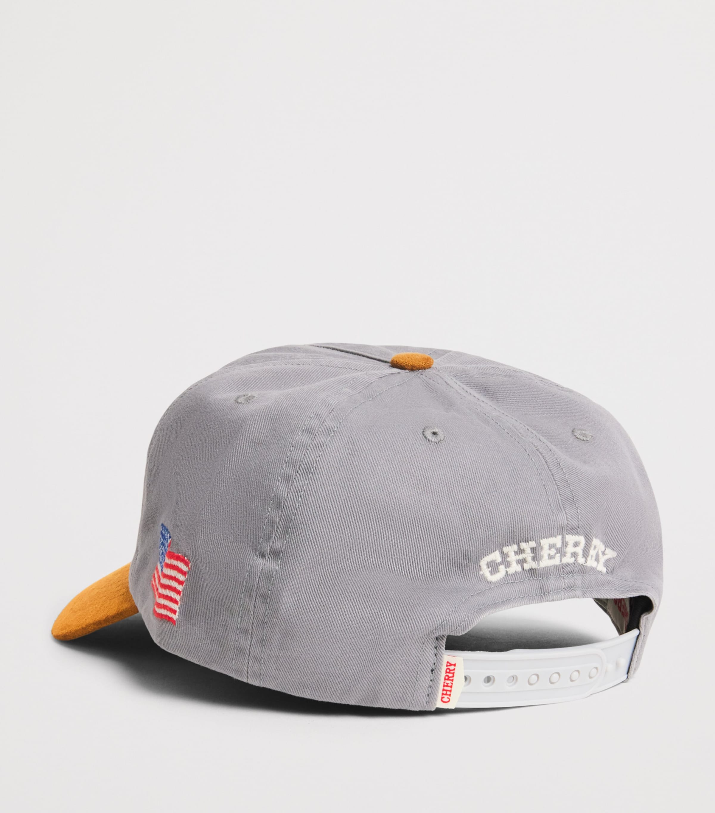 Cherry Los Angeles Cotton Motors Cap Charcoal Image 3