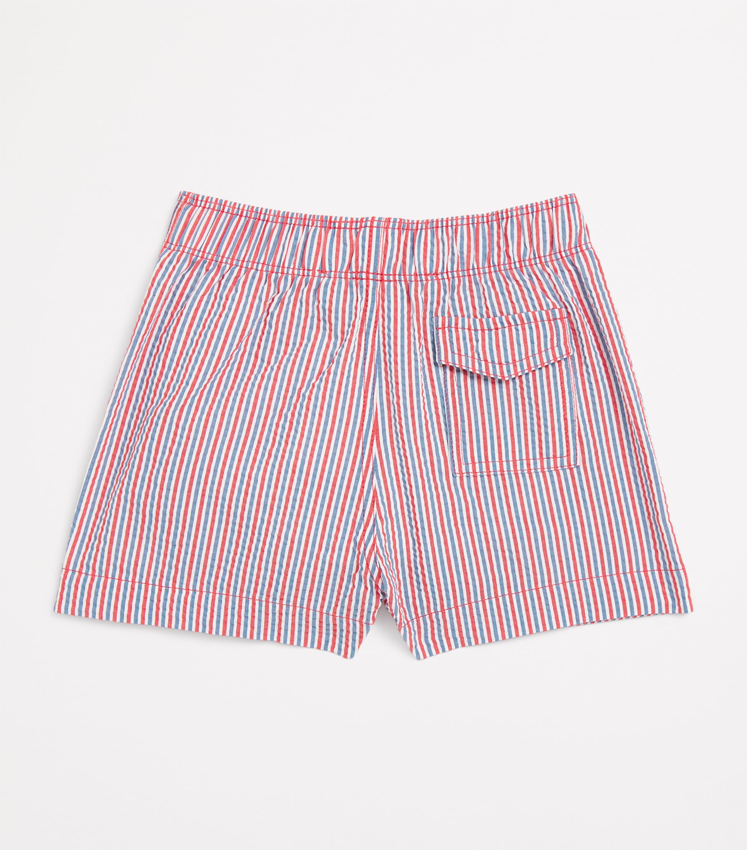 Tartine et Chocolat Stripe Swim Shorts (3-36 Months) Spicy Orange Image 2