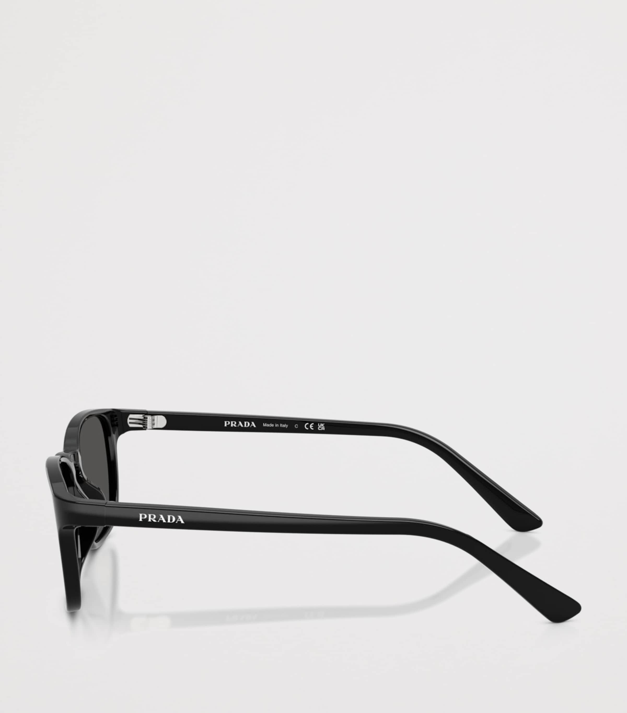 Prada Acetate Pillow Sunglasses Black Image 3