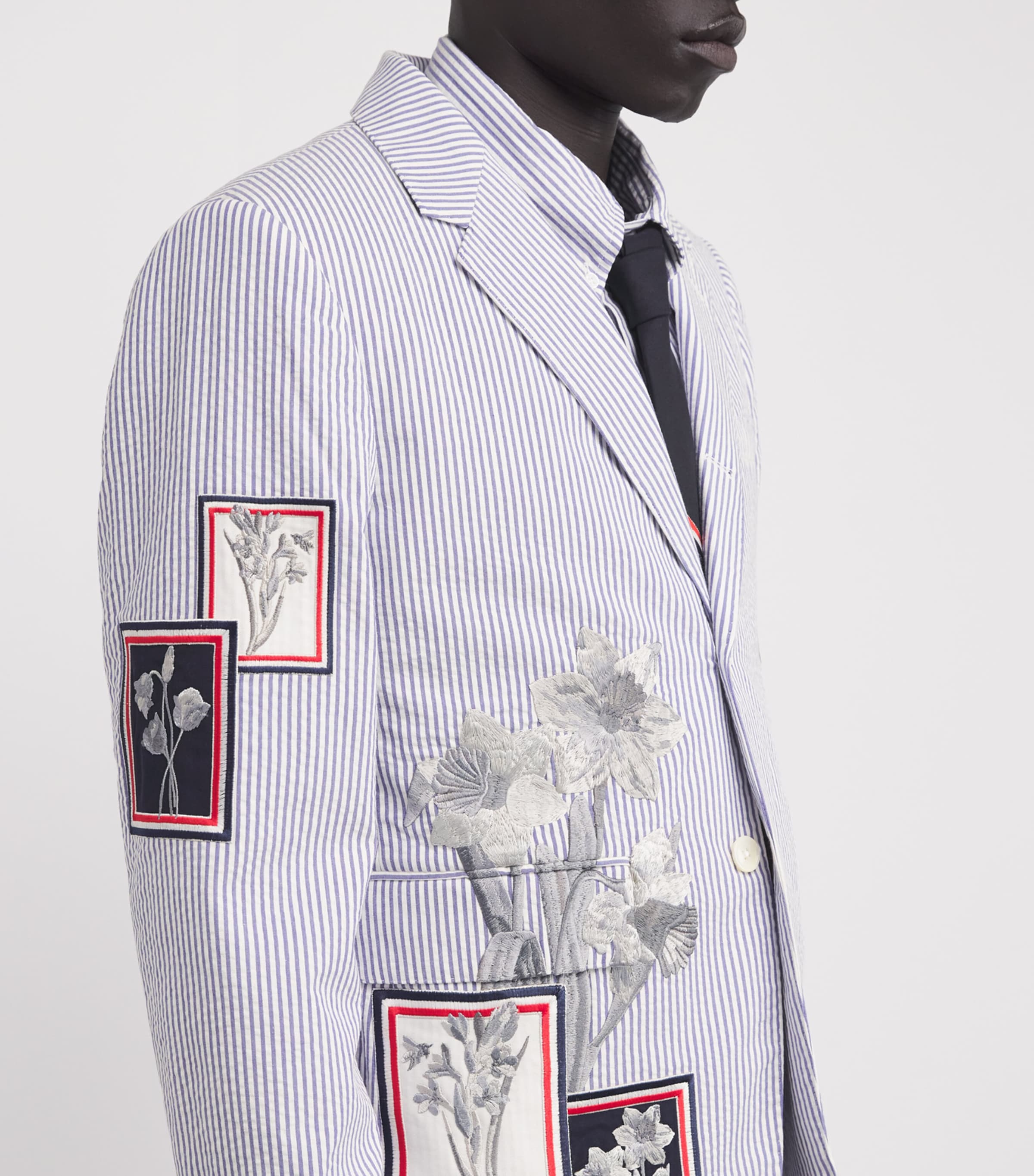 【新発売】今週の市販 Sports Appliqué Floral Cotton Browne Thom Jacket US Harrods | ジャケット・ブルゾン