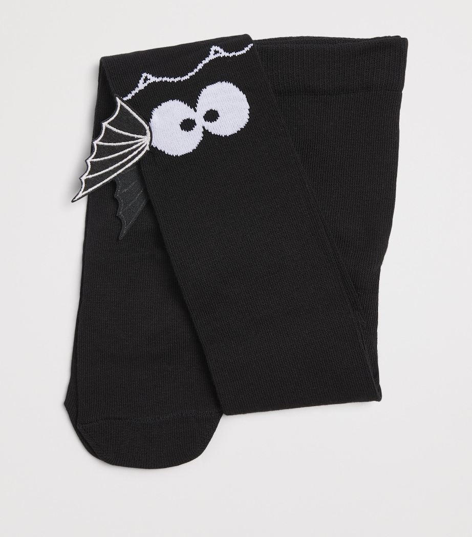 Stella McCartney Kids Bat Tights Black Image 2