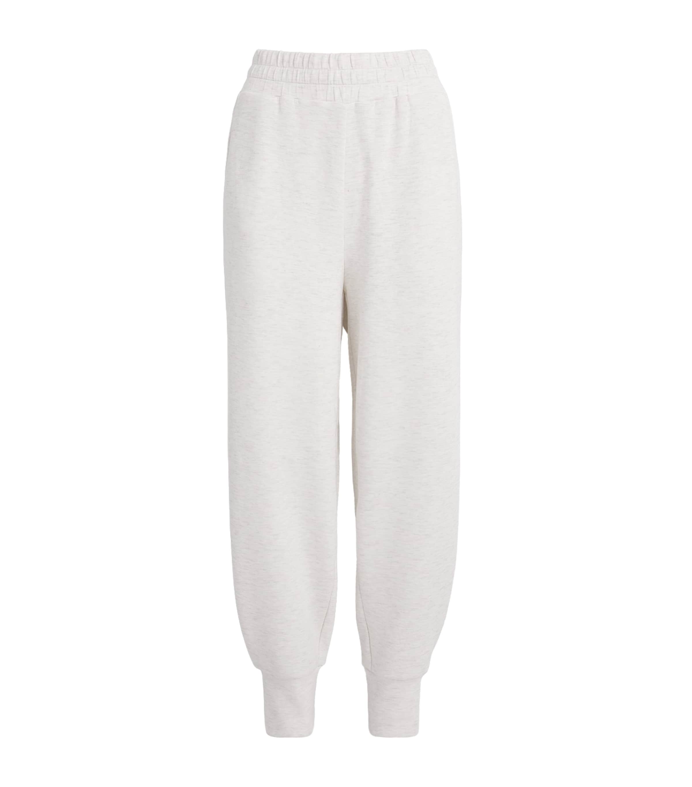 Varley The Slim Cuff Pant 27.5 Stretch-jersey Sweatpants In White