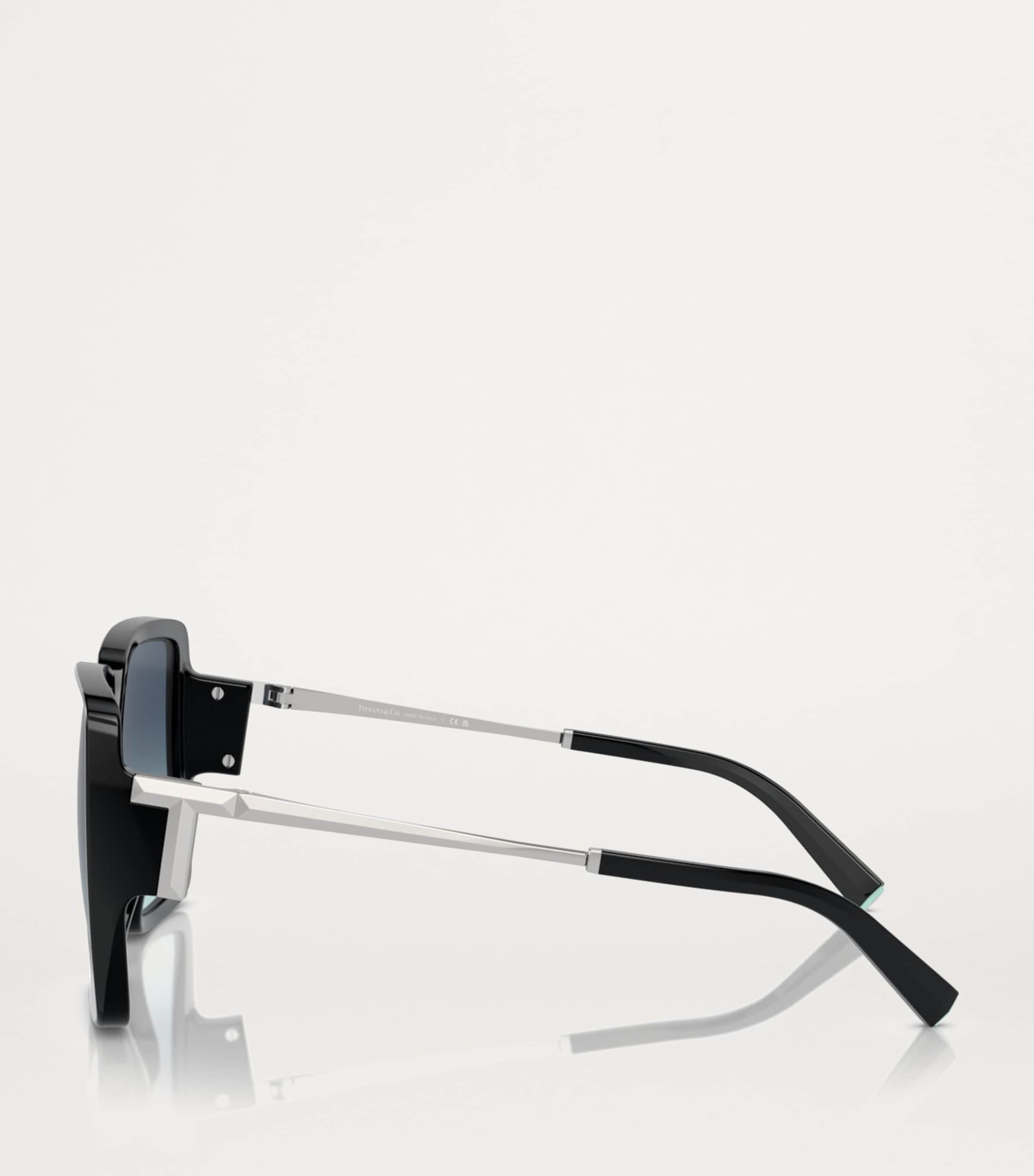 Injected Square Oversized Sunglasses 83429S Image 3