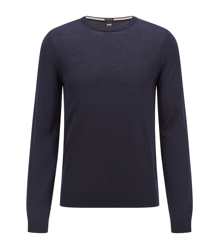 Virgin Wool Crew-Neck Sweater 404 Image 1