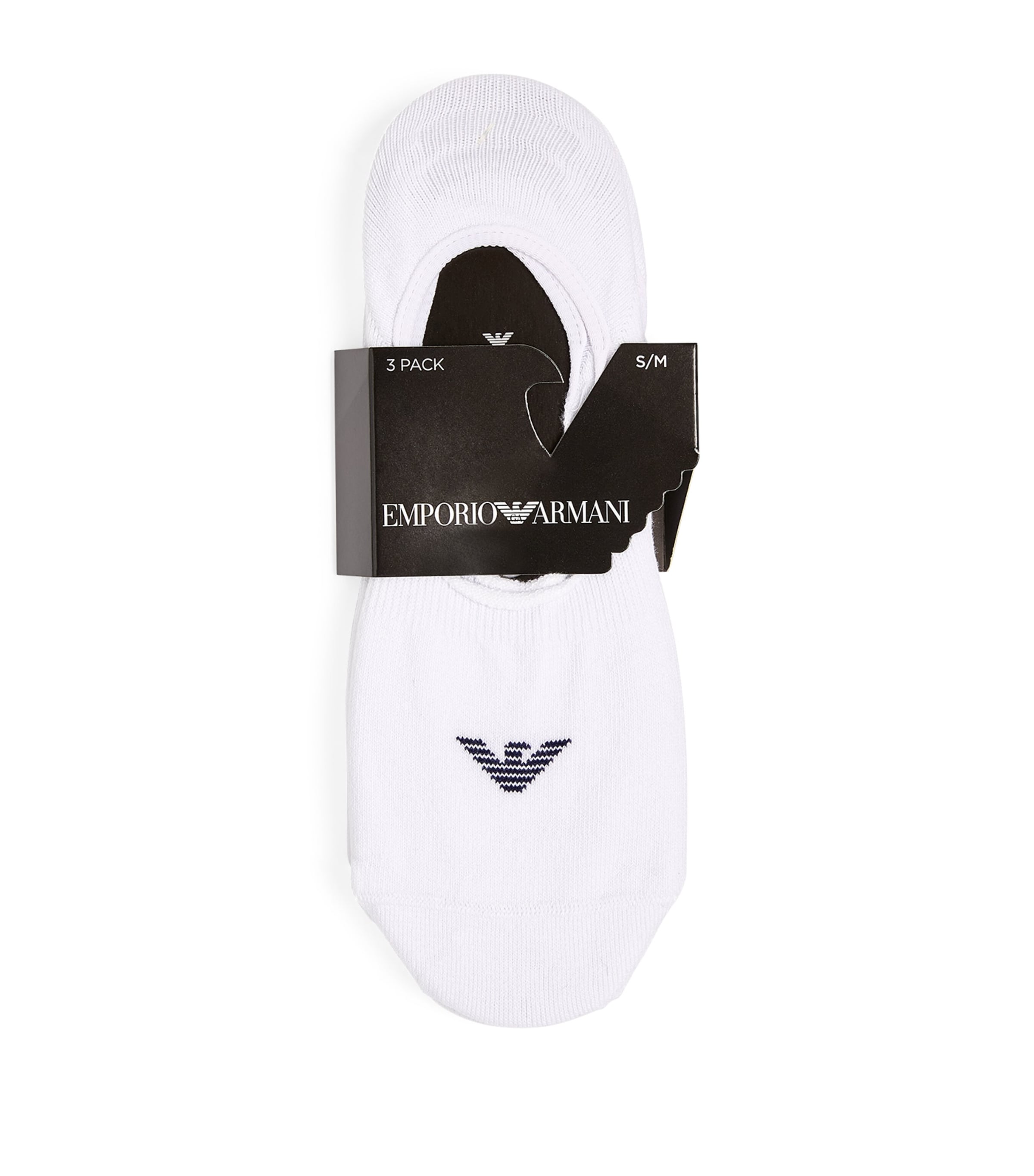 Emporio Armani Invisible Socks In White