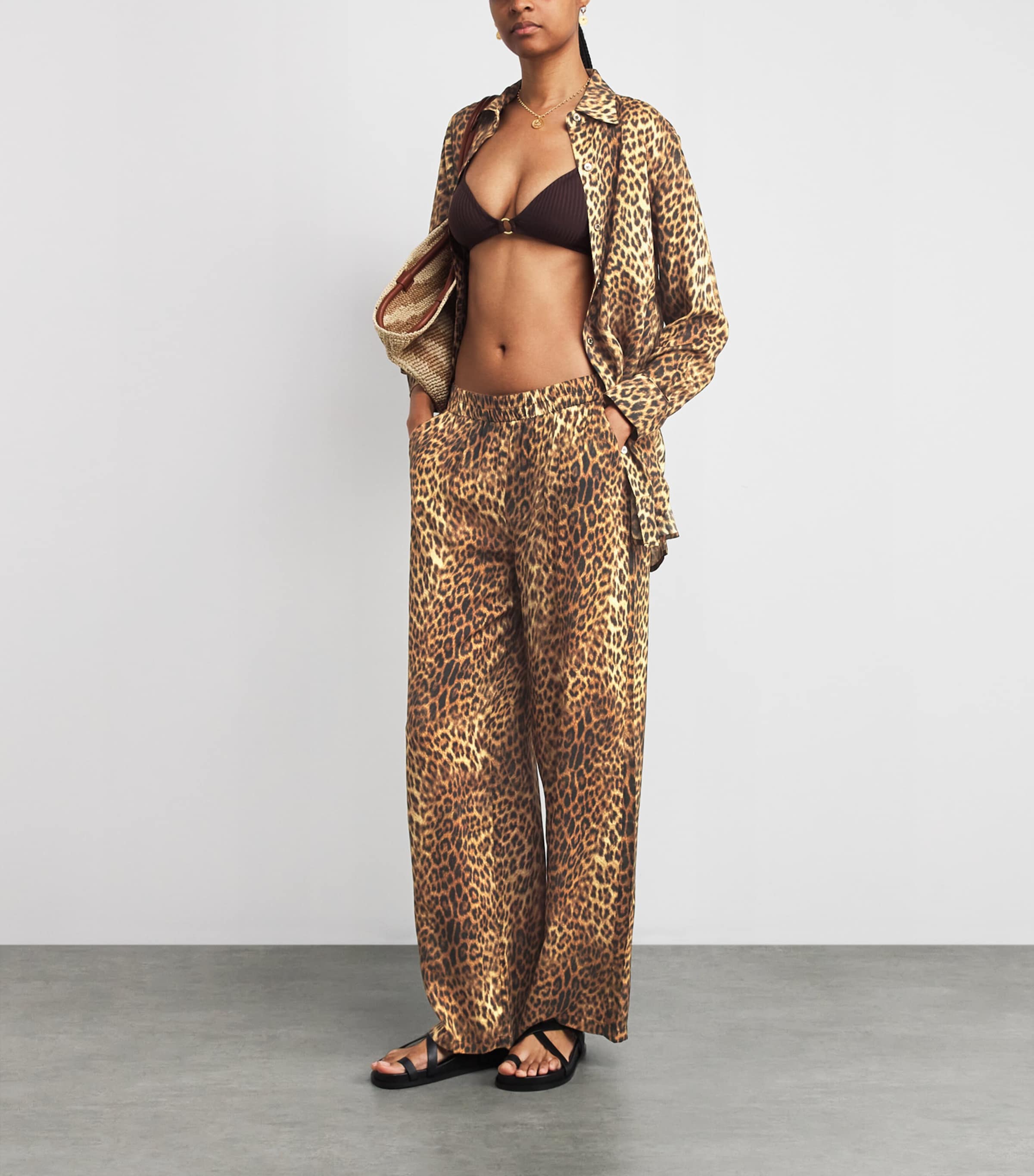 Cheetah Print Olivia Trousers CHEETAH16 Image 2