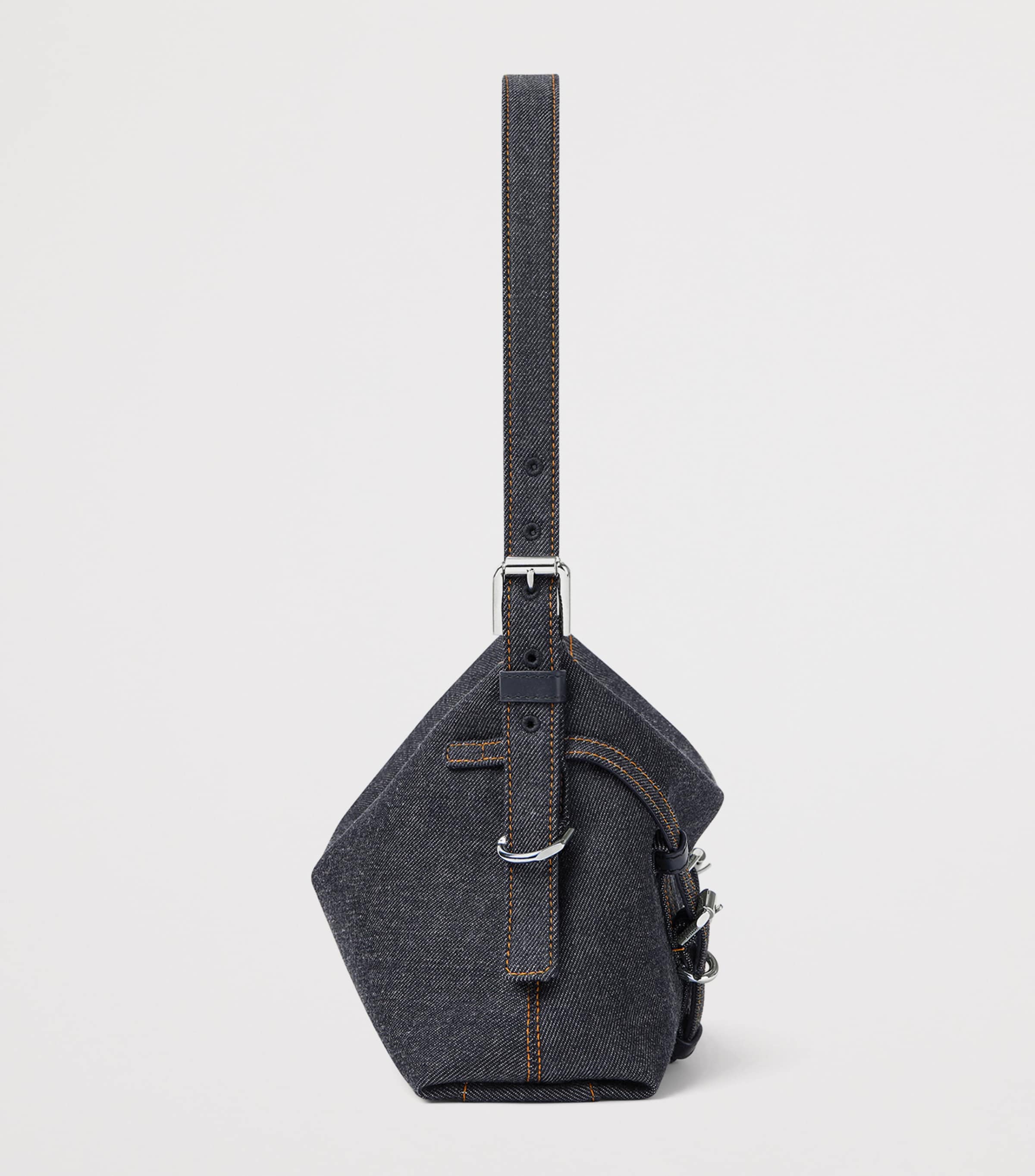 Mini Denim Voyou Shoulder Bag INDIGO BLUE Image 4