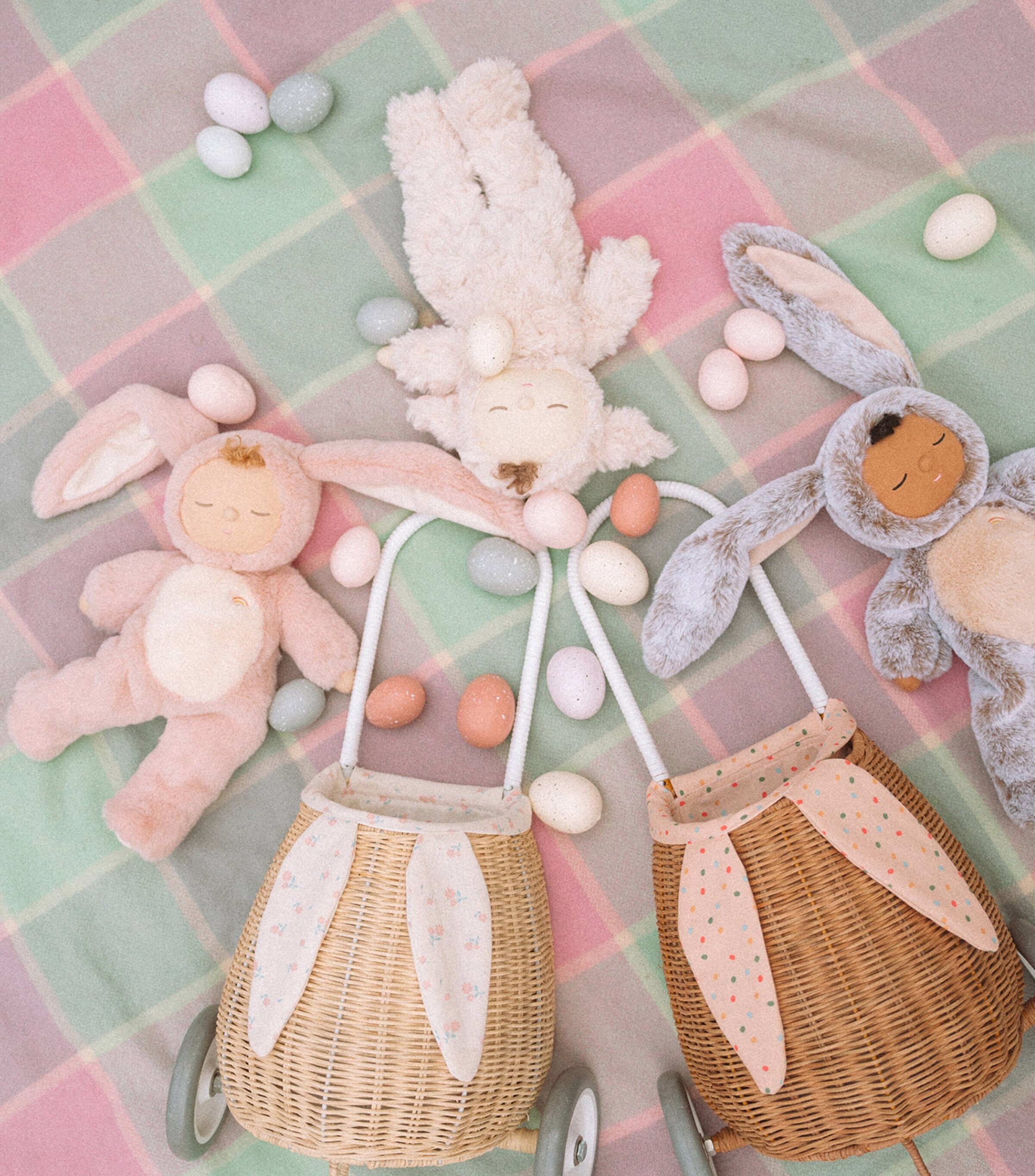 Olli Ella Cozy Dinkums Bunny Muffin (31cm) Image 7