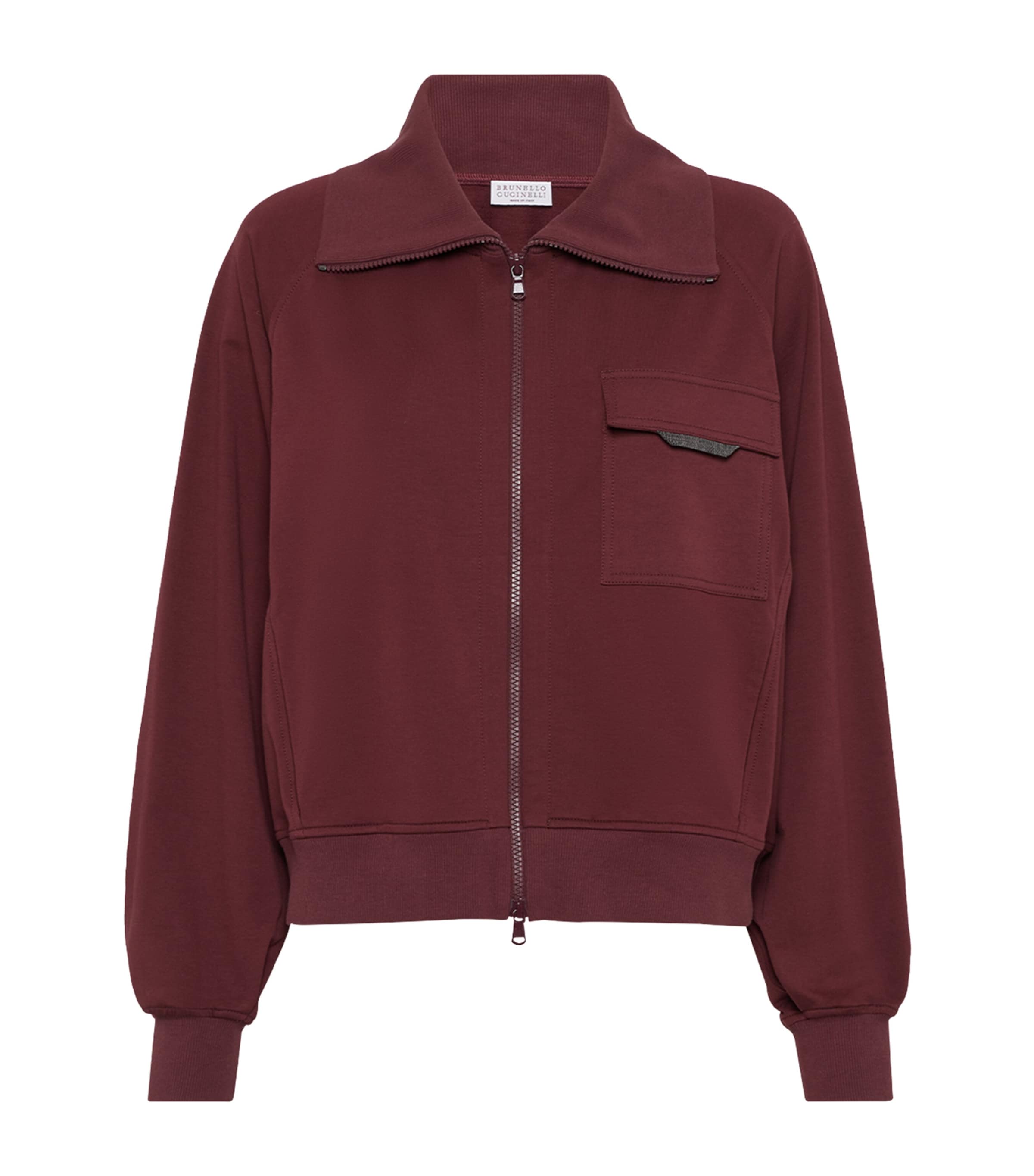 Brunello Cucinelli Stretch-cotton Monili-tab Cardigan