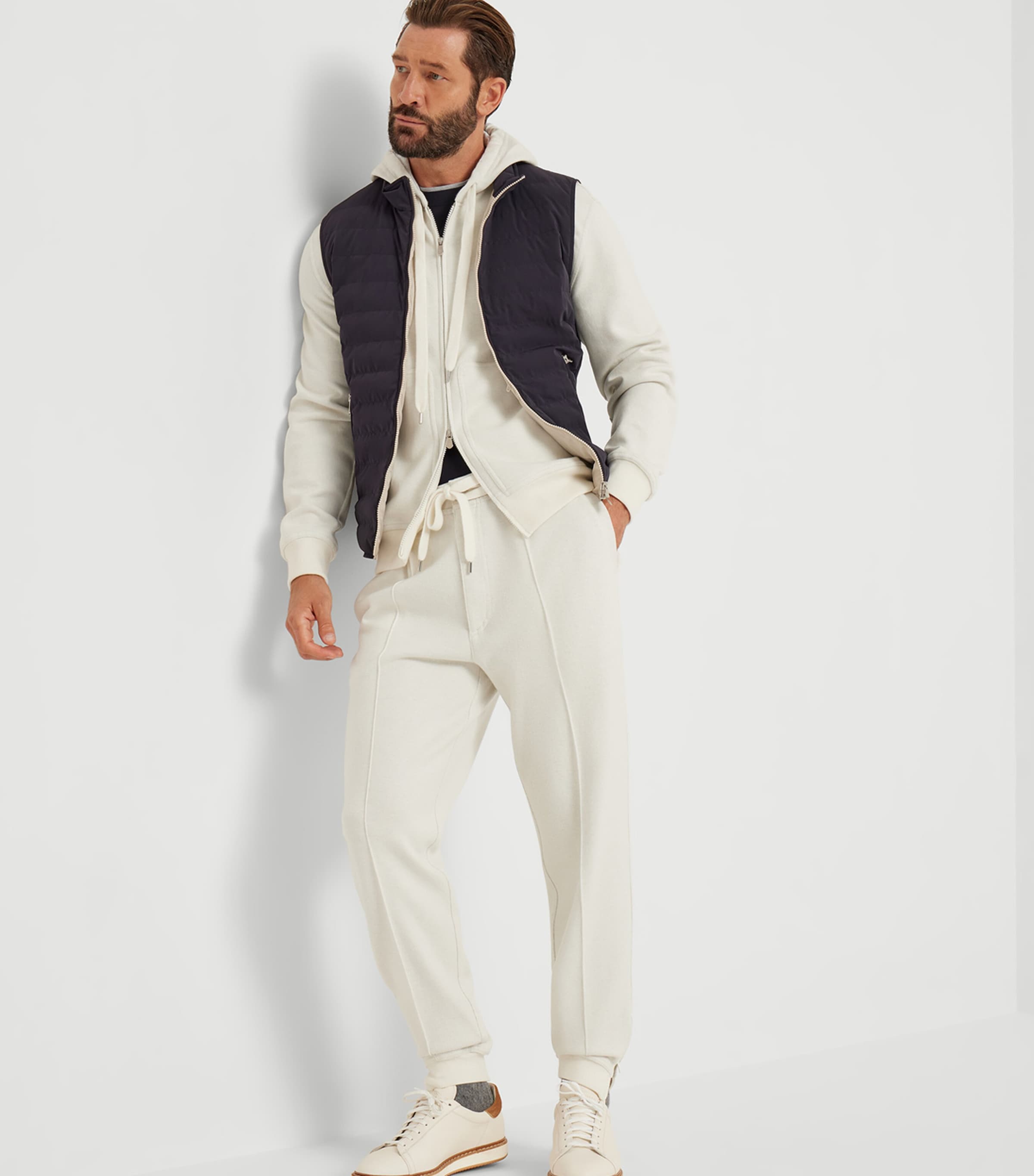 Bonded Taffeta Down Gilet CZV03 Image 3