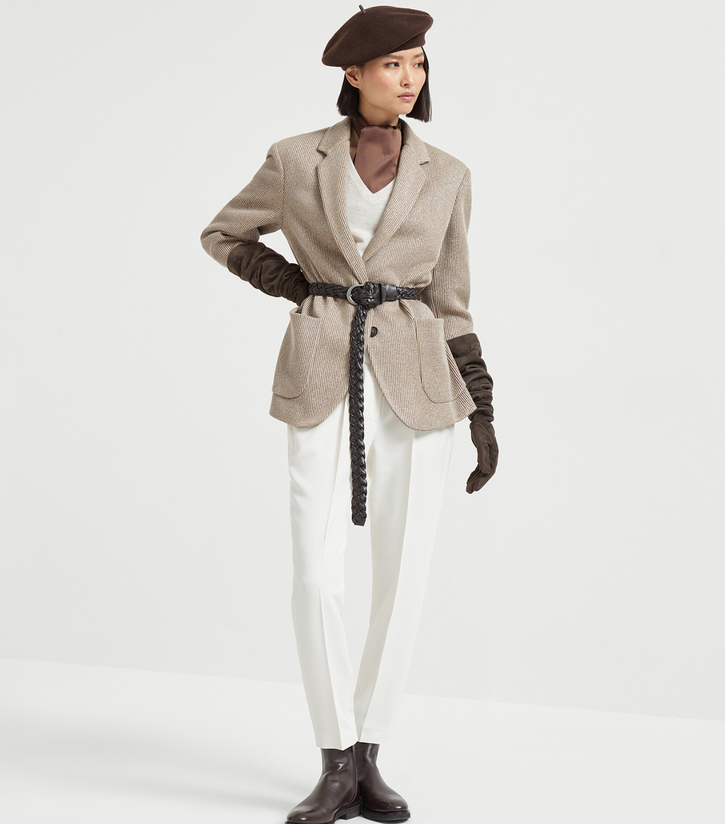 Cashmere Monili-Detail Sweater C9276 Image 4