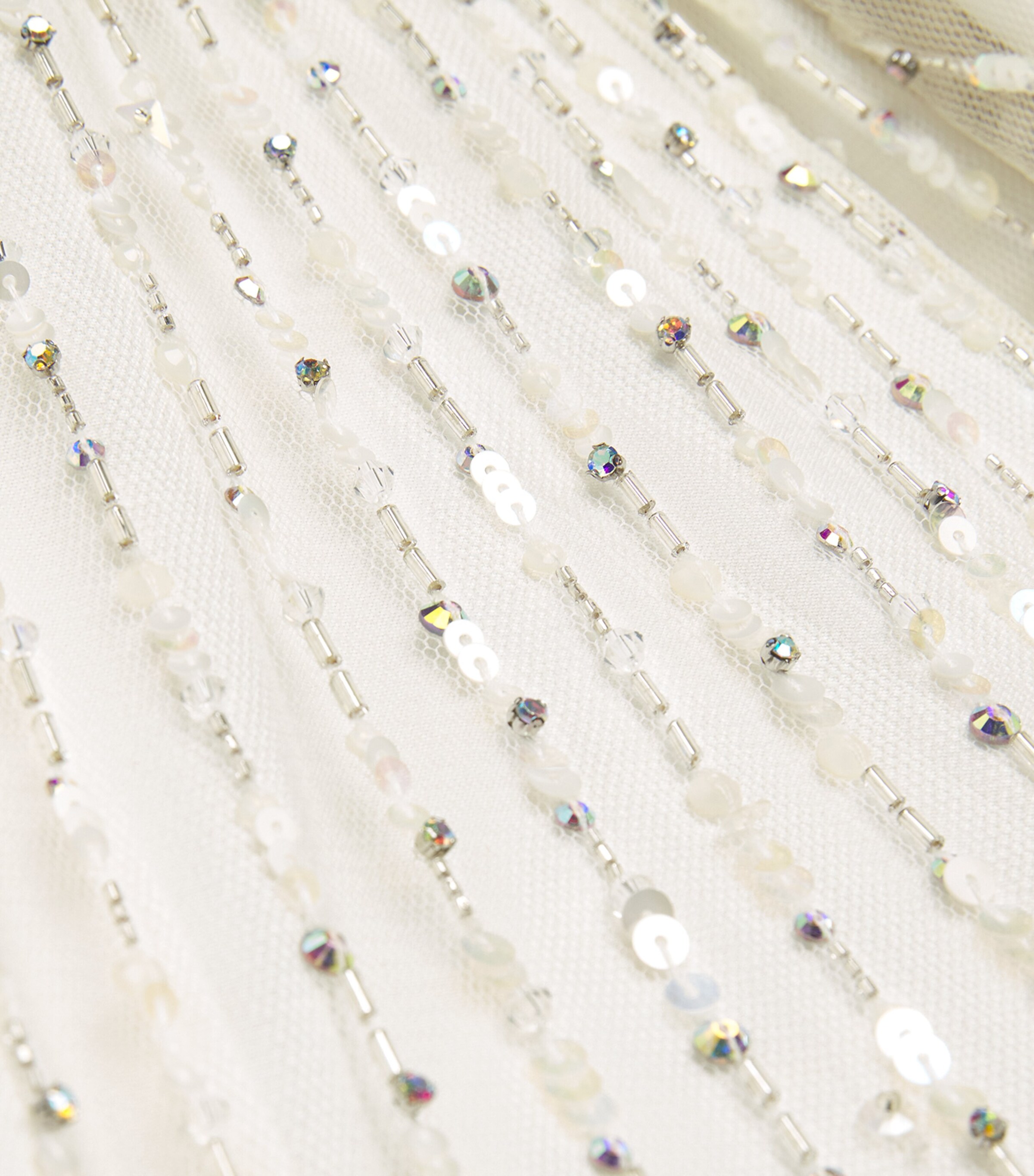 Draped Embellished Nina Gown VANILLA 2018 Image 5