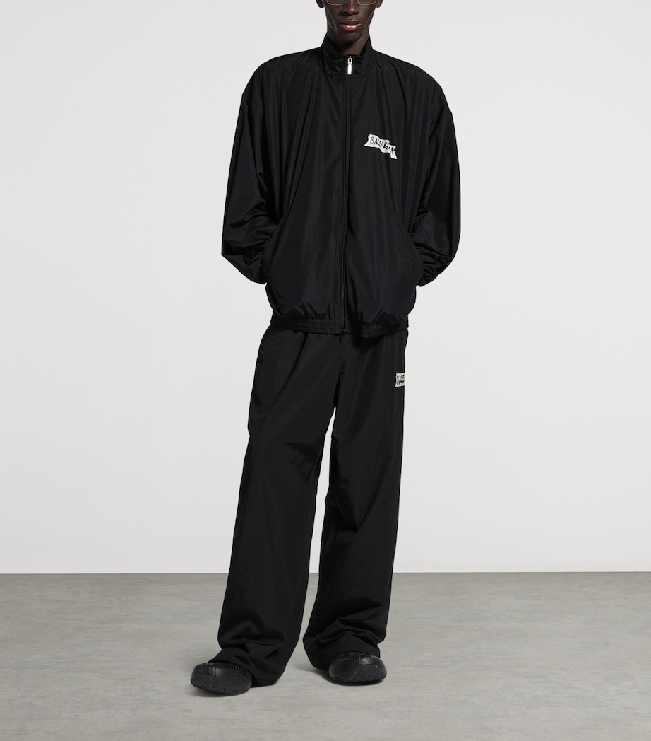 Cotton-Blend Logo Sweatpants 1000 Image 2