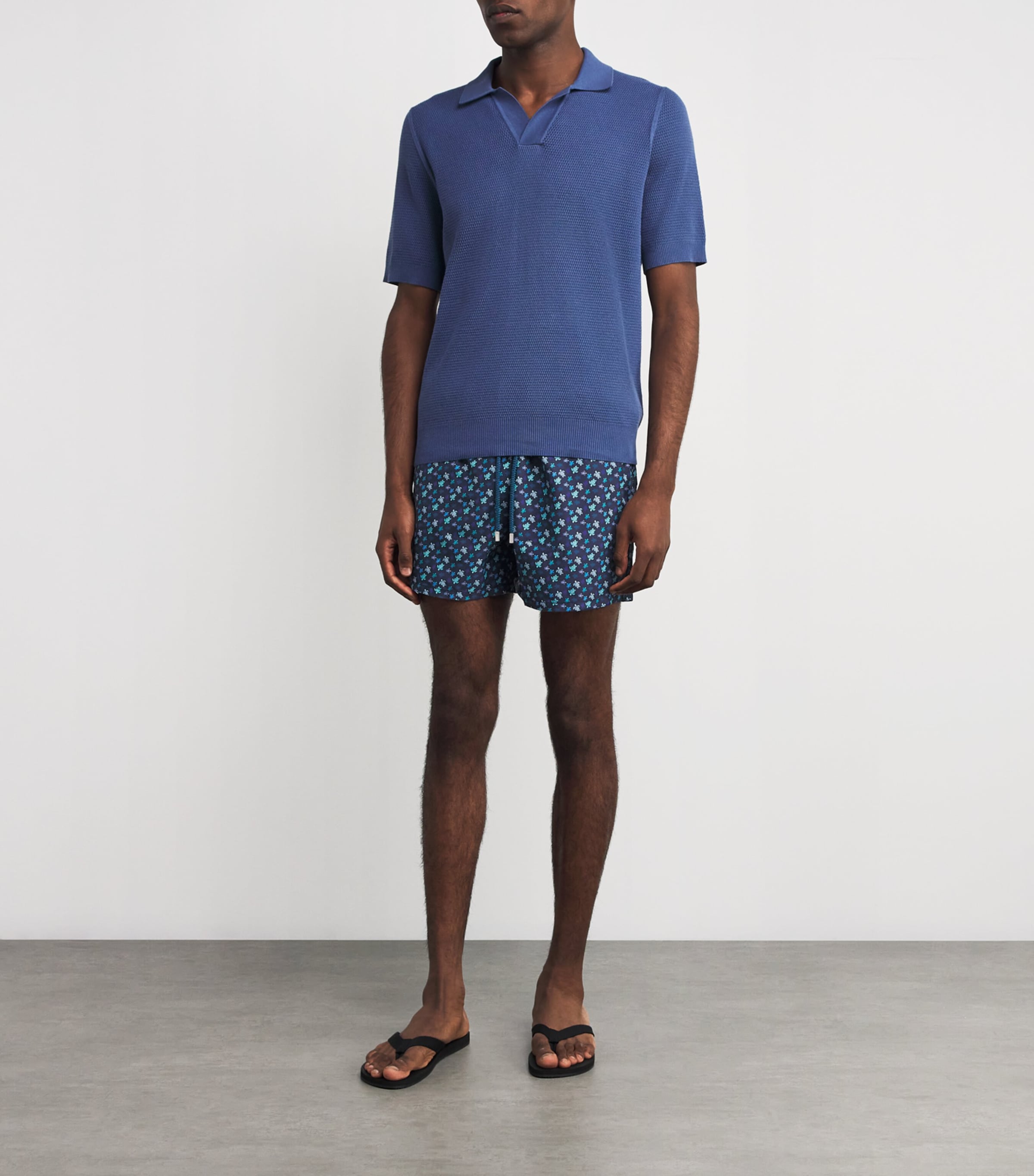 Vilebrequin Micro Turtle Print Moorea Swim Shorts | Harrods US