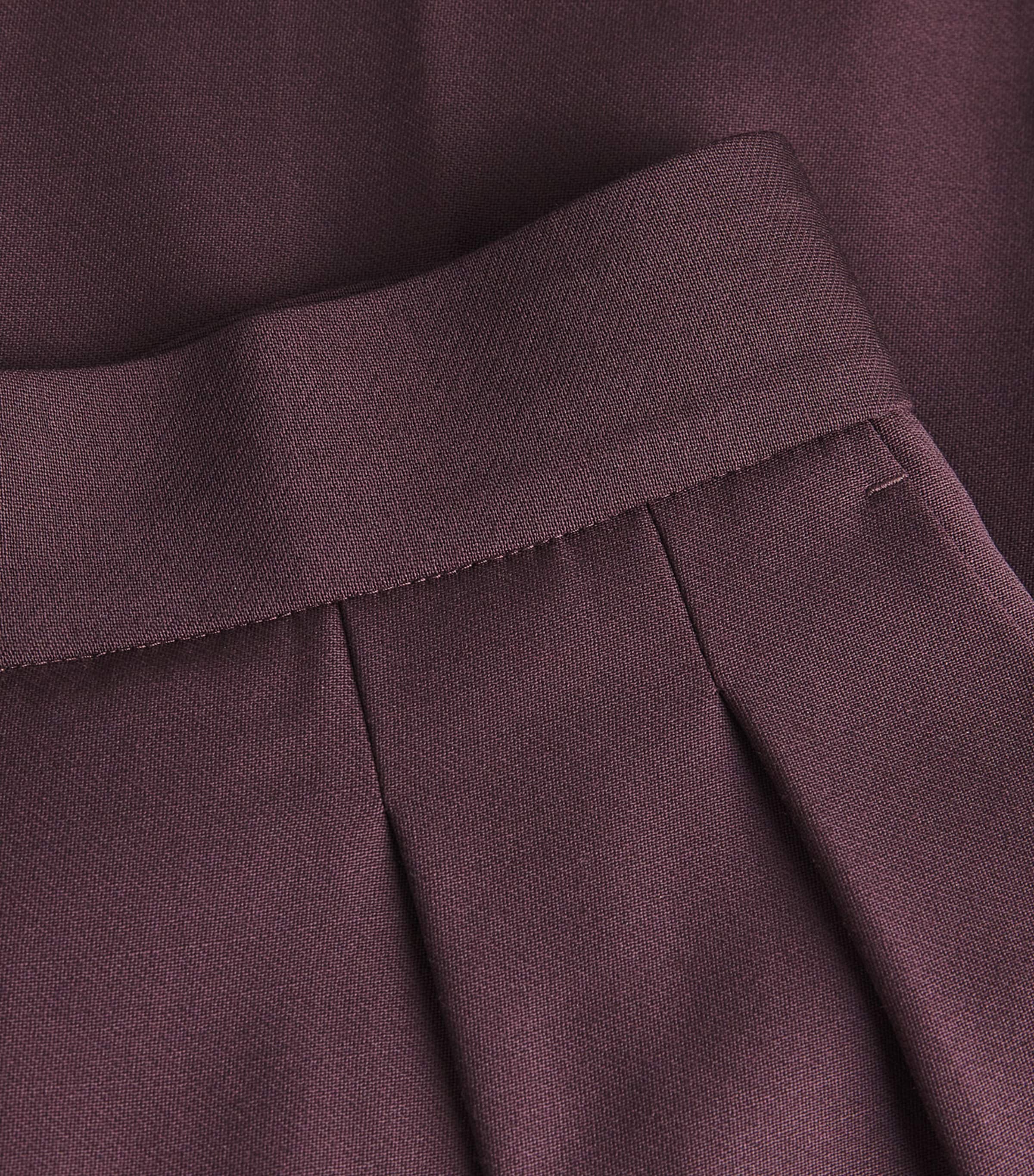 Roksanda Womens Satin Ragosta Tailored Trousers Burgundy Image 6