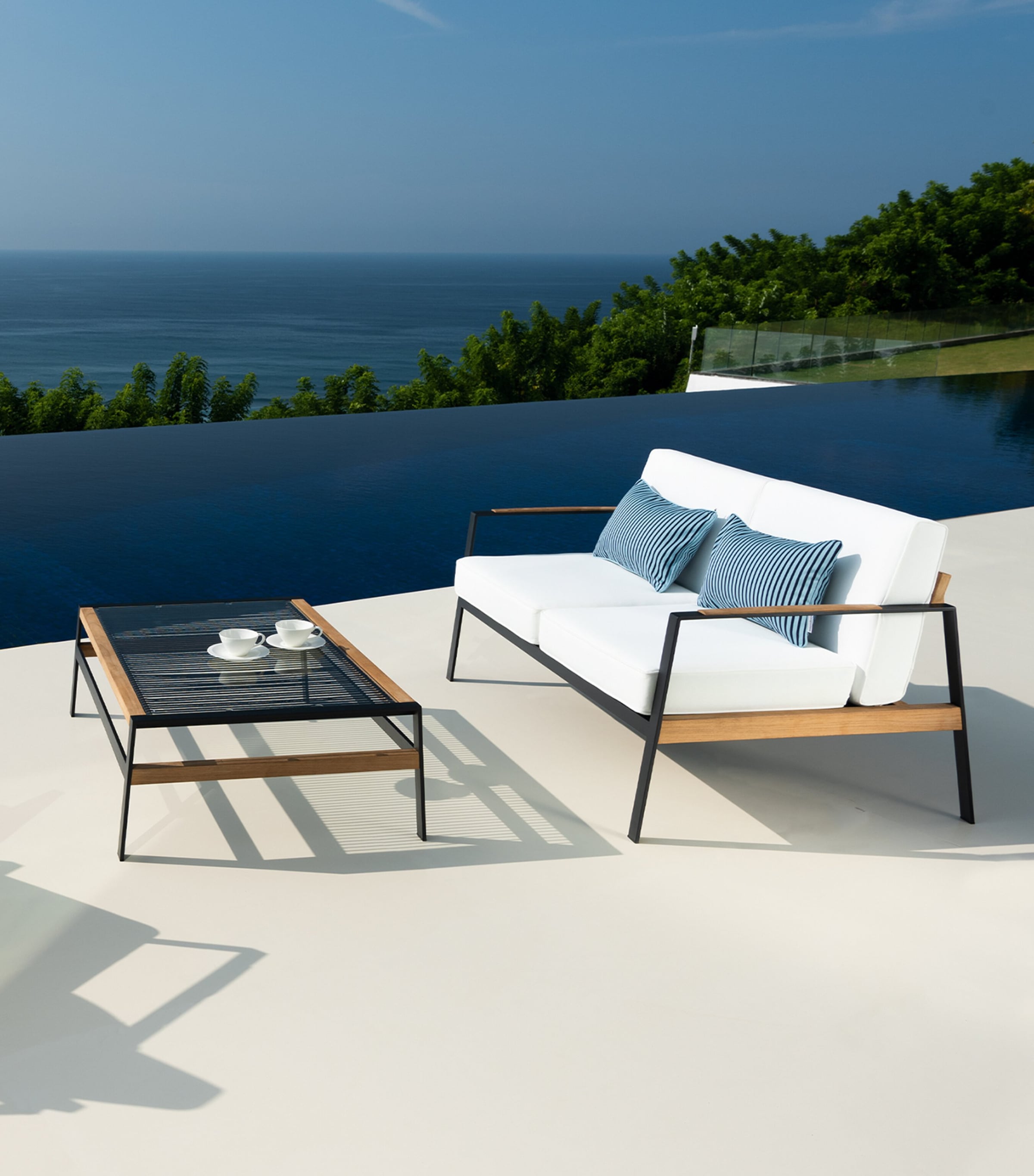 California 2-Seater Sofa SLATE Image 2