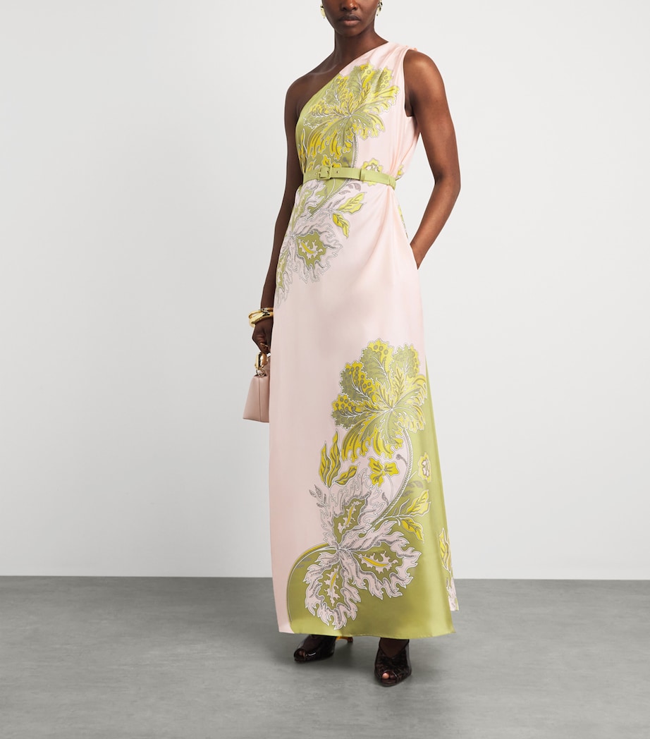 la double j one shoulder dress La Doublej Roy One-shoulder Midi Dress
