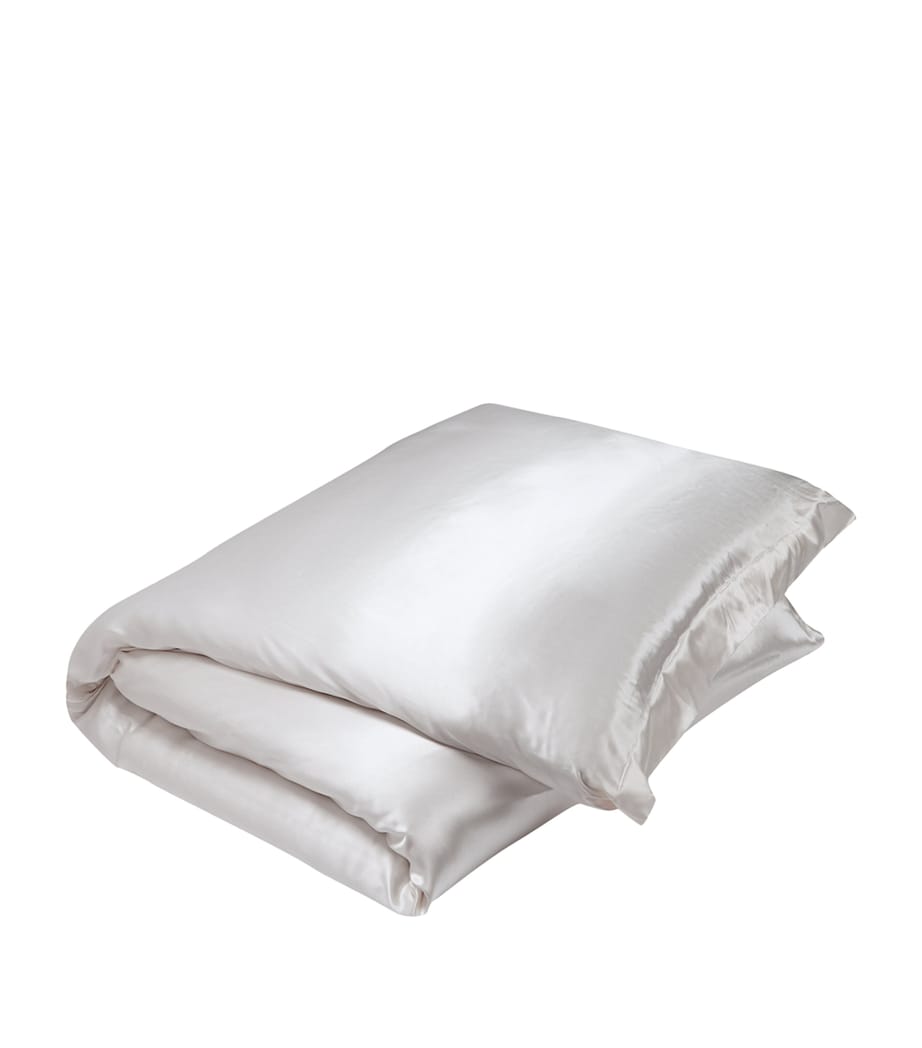Silk King Duvet Cover (225cm x 220cm) WHITE Image 1